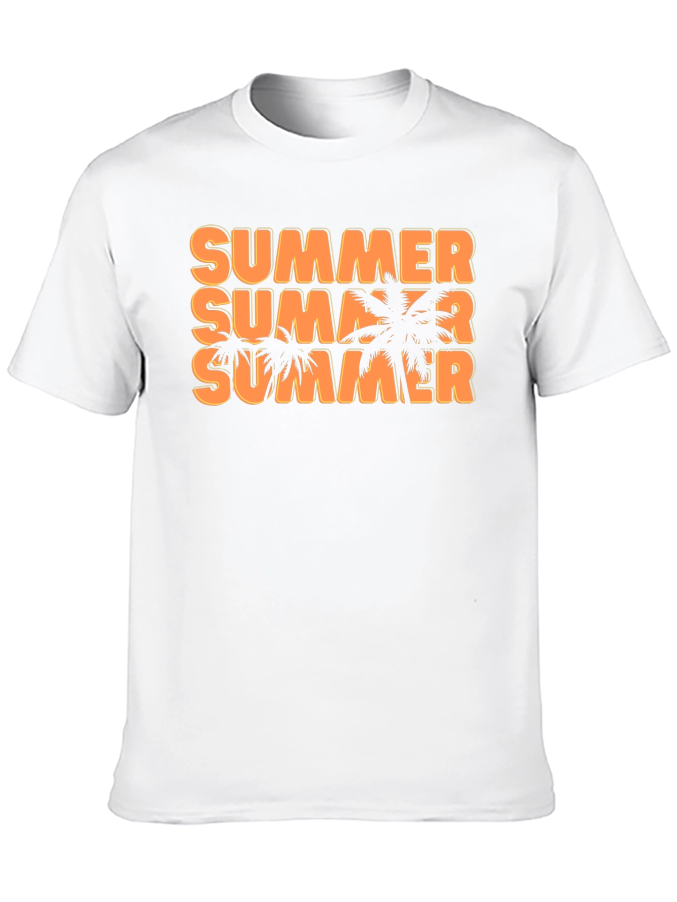 Summer Vibes Graphic Tee - Palm Tree T-Shirt