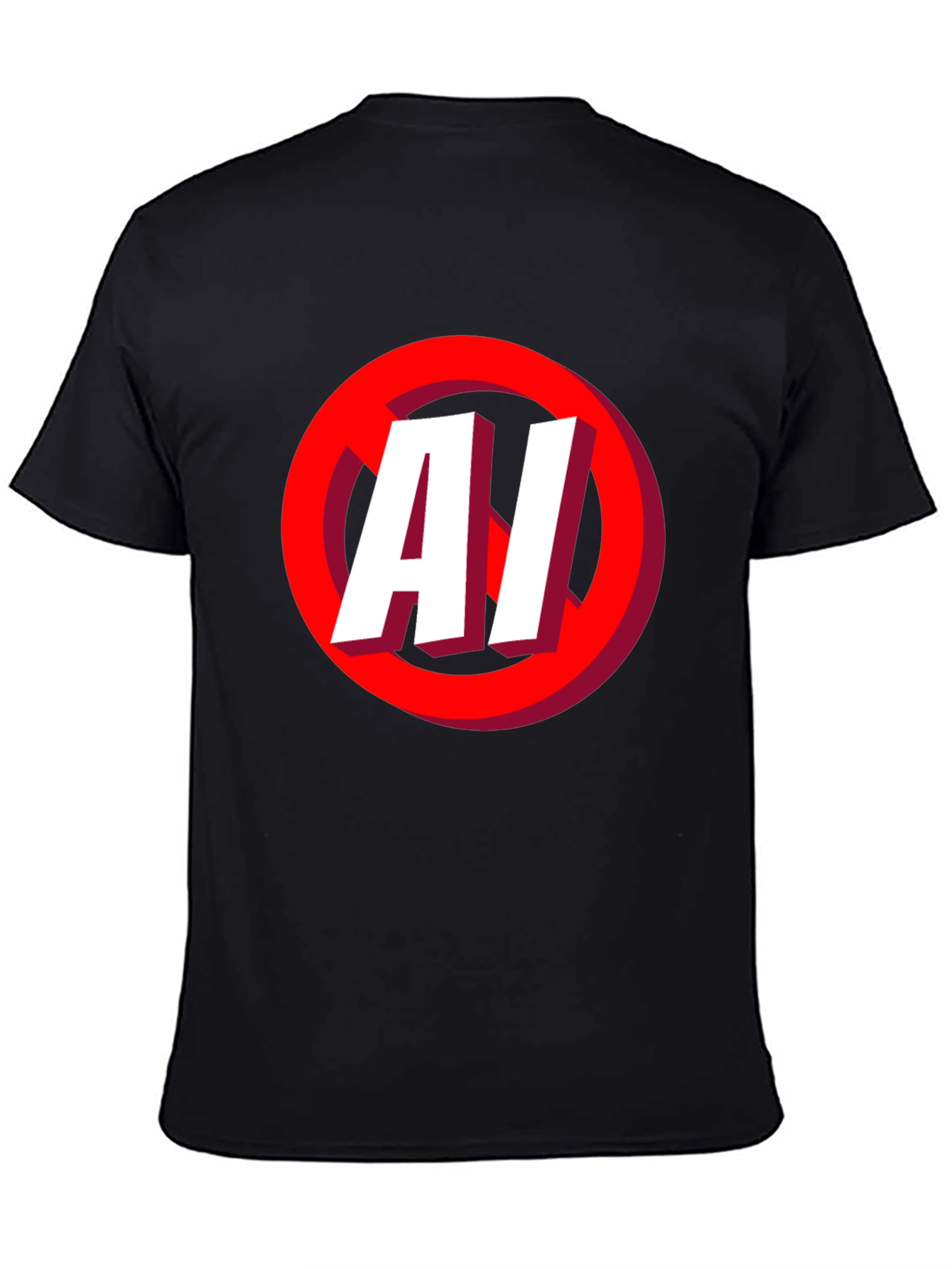 No AI Graphic T-Shirt - Anti Artificial Intelligence Tee