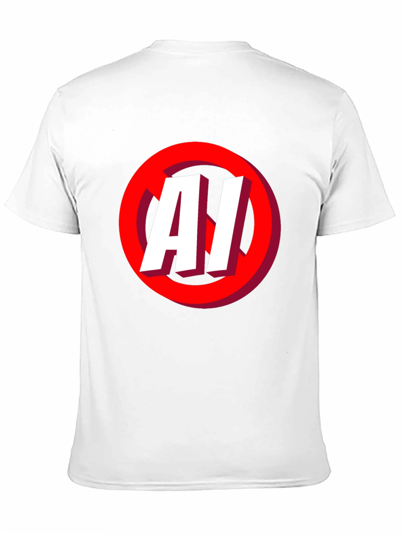 No AI Graphic T-Shirt - Anti Artificial Intelligence Tee