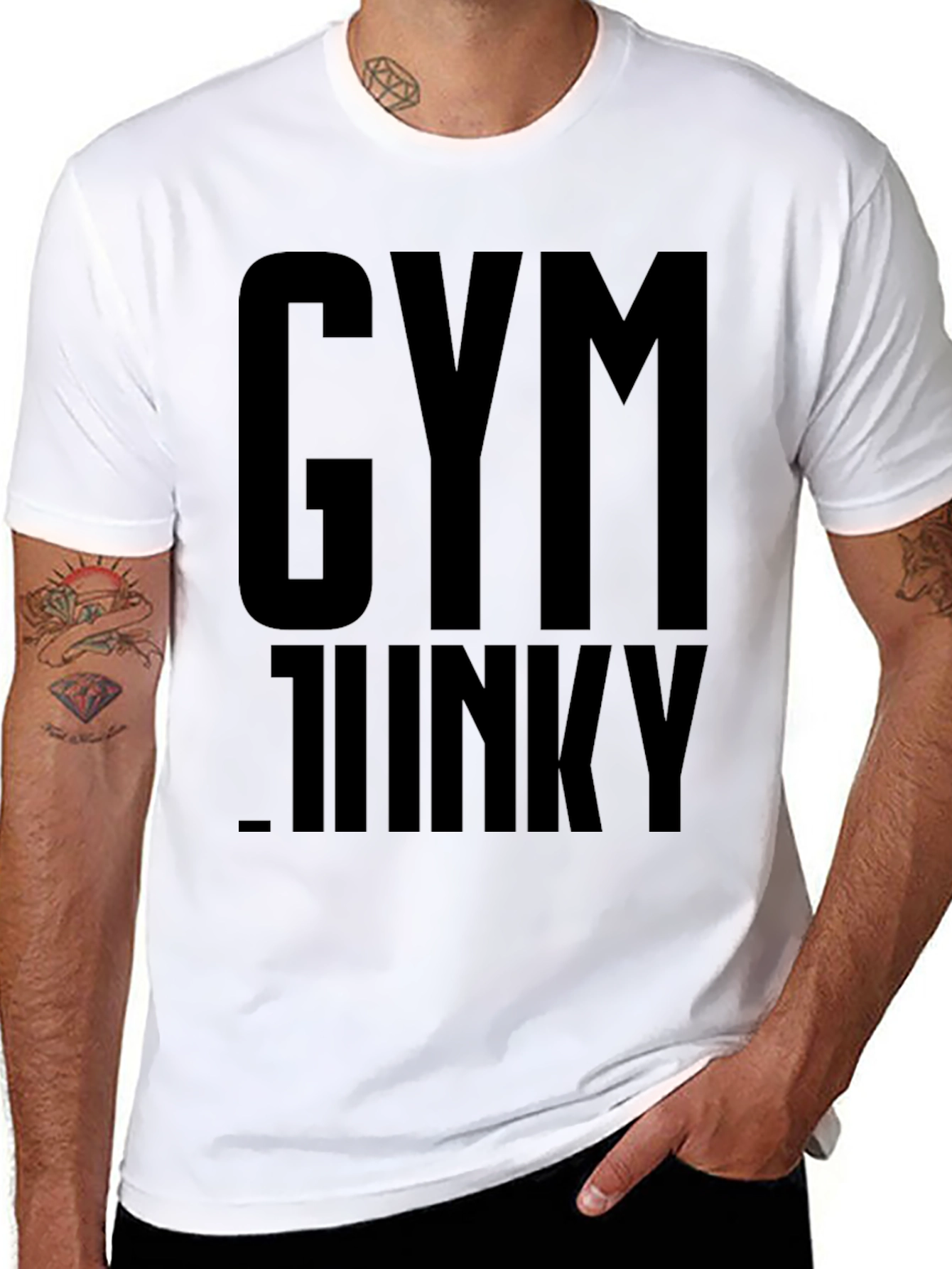 Gym Junky Graphic T-Shirt - Mens Casual Tee