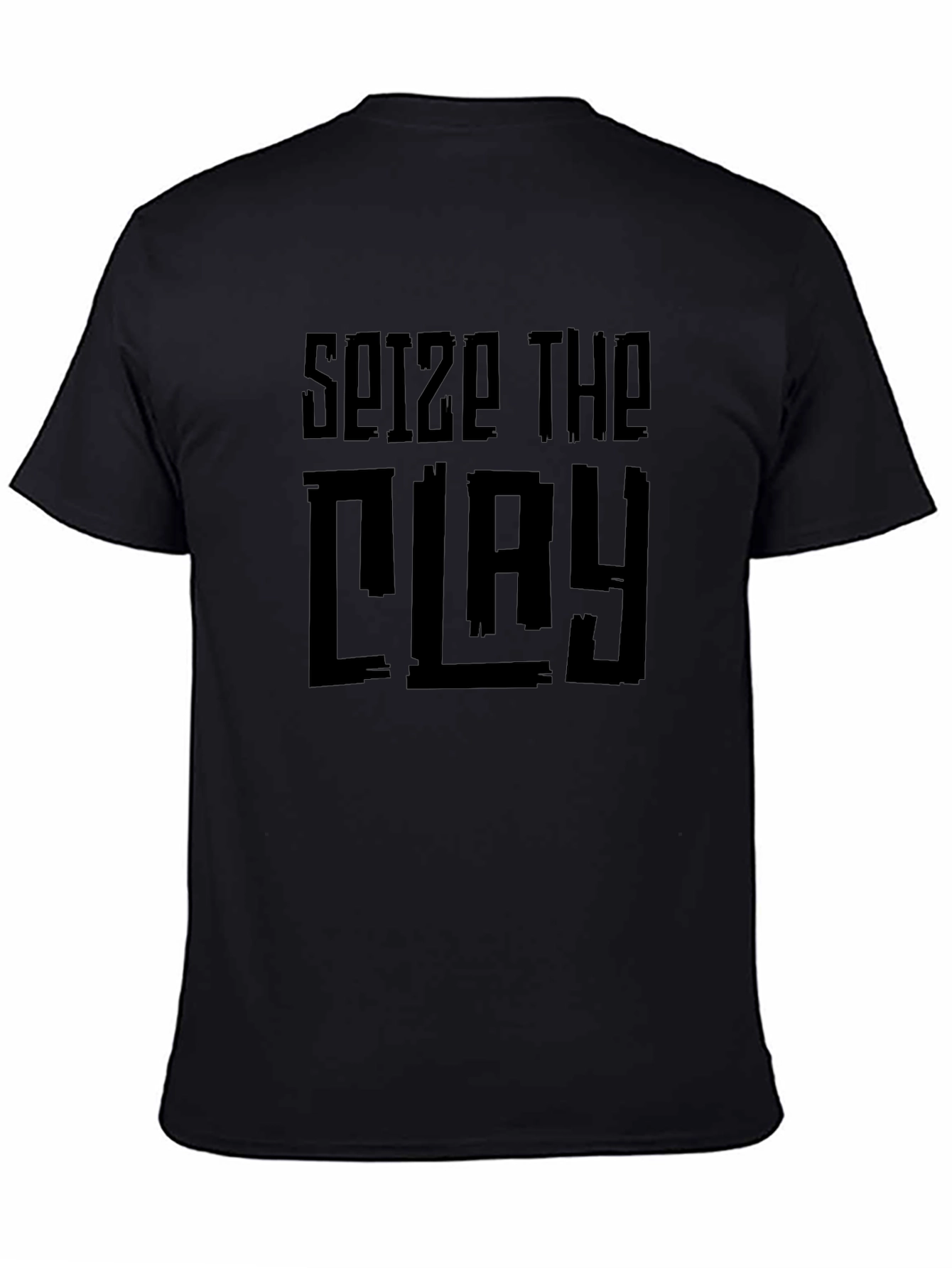 Seize The Day Black Graphic Tee