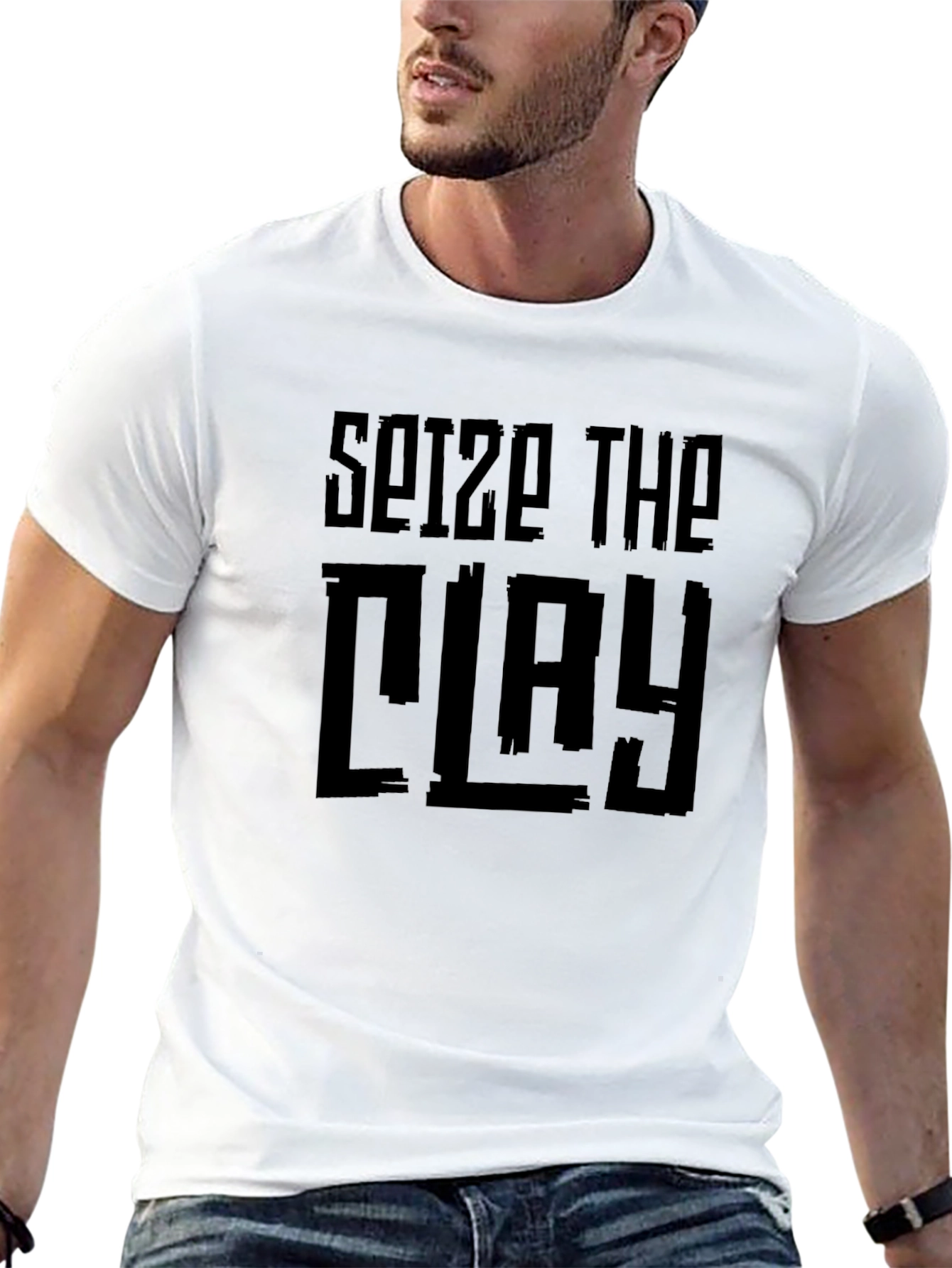 Seize The Day Black Graphic Tee