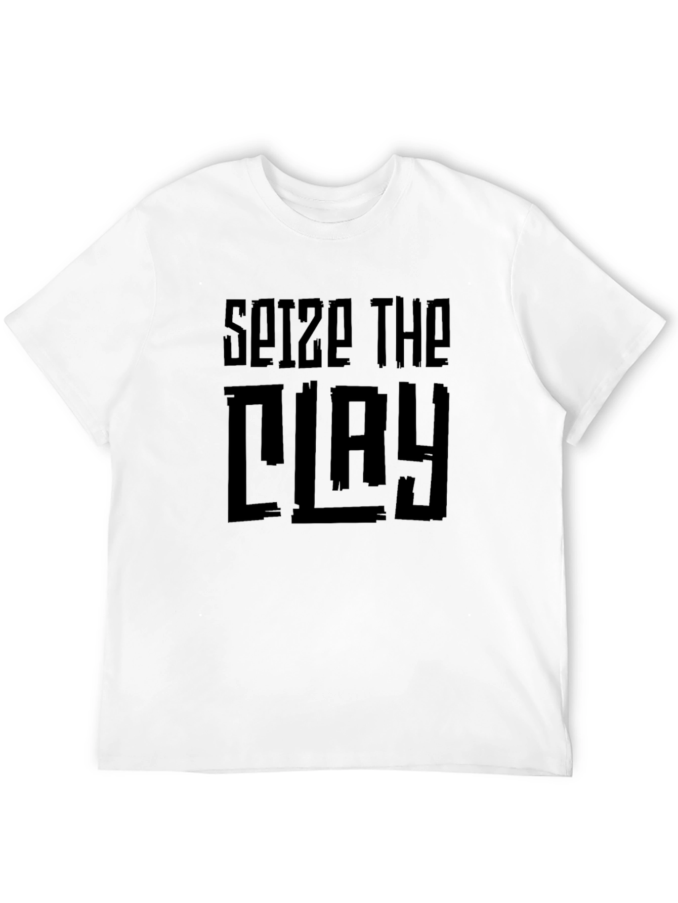 Seize The Day Black Graphic Tee