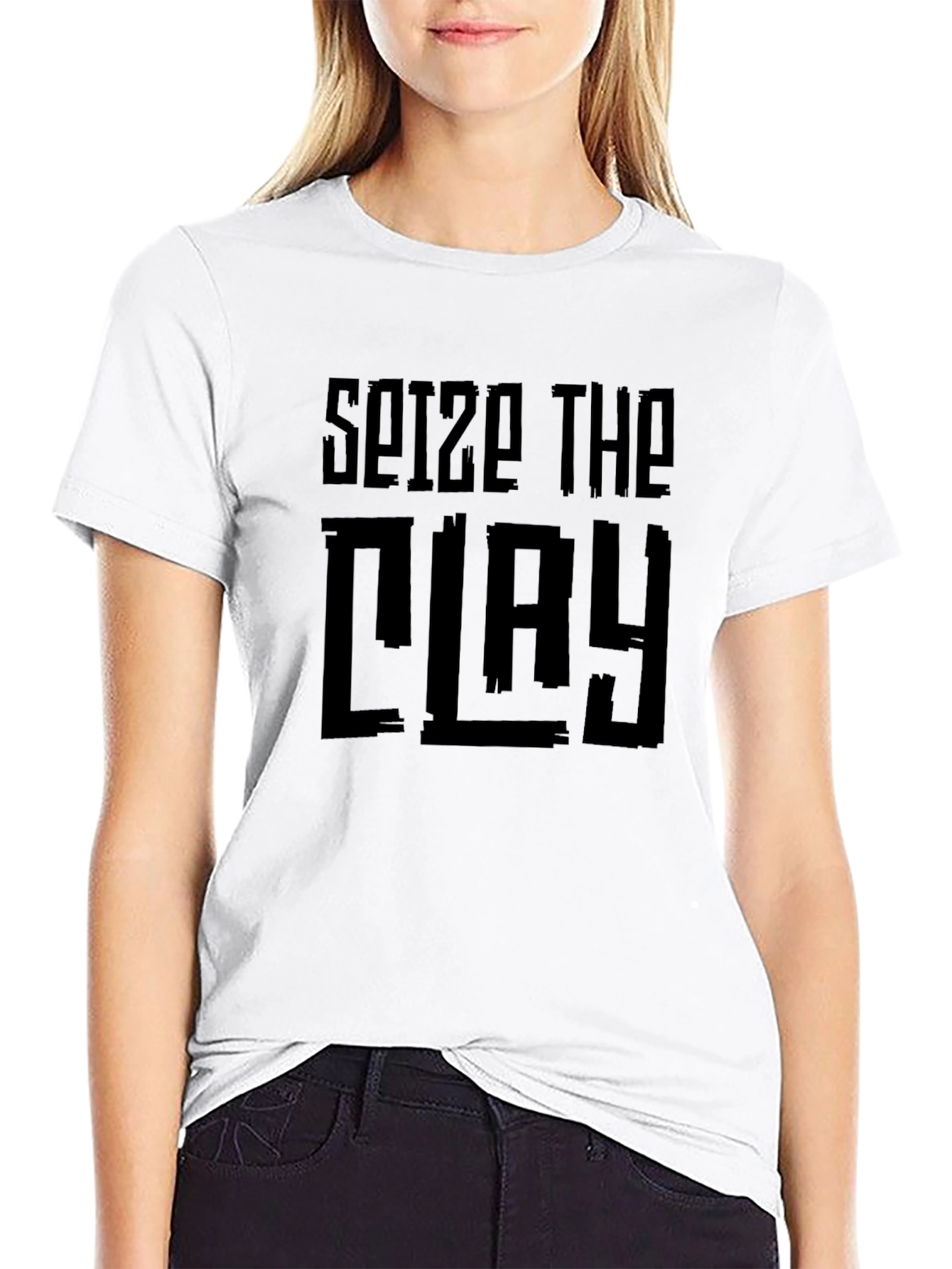 Seize The Day Black Graphic Tee