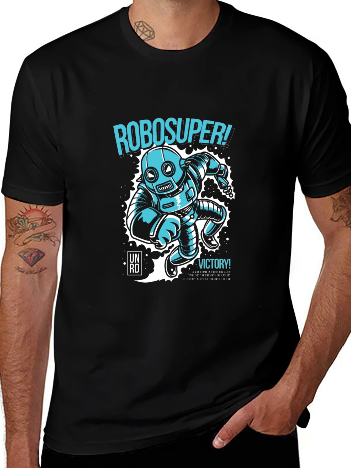 RoboSuper Graphic T-Shirt: Unleash Your Inner Hero!