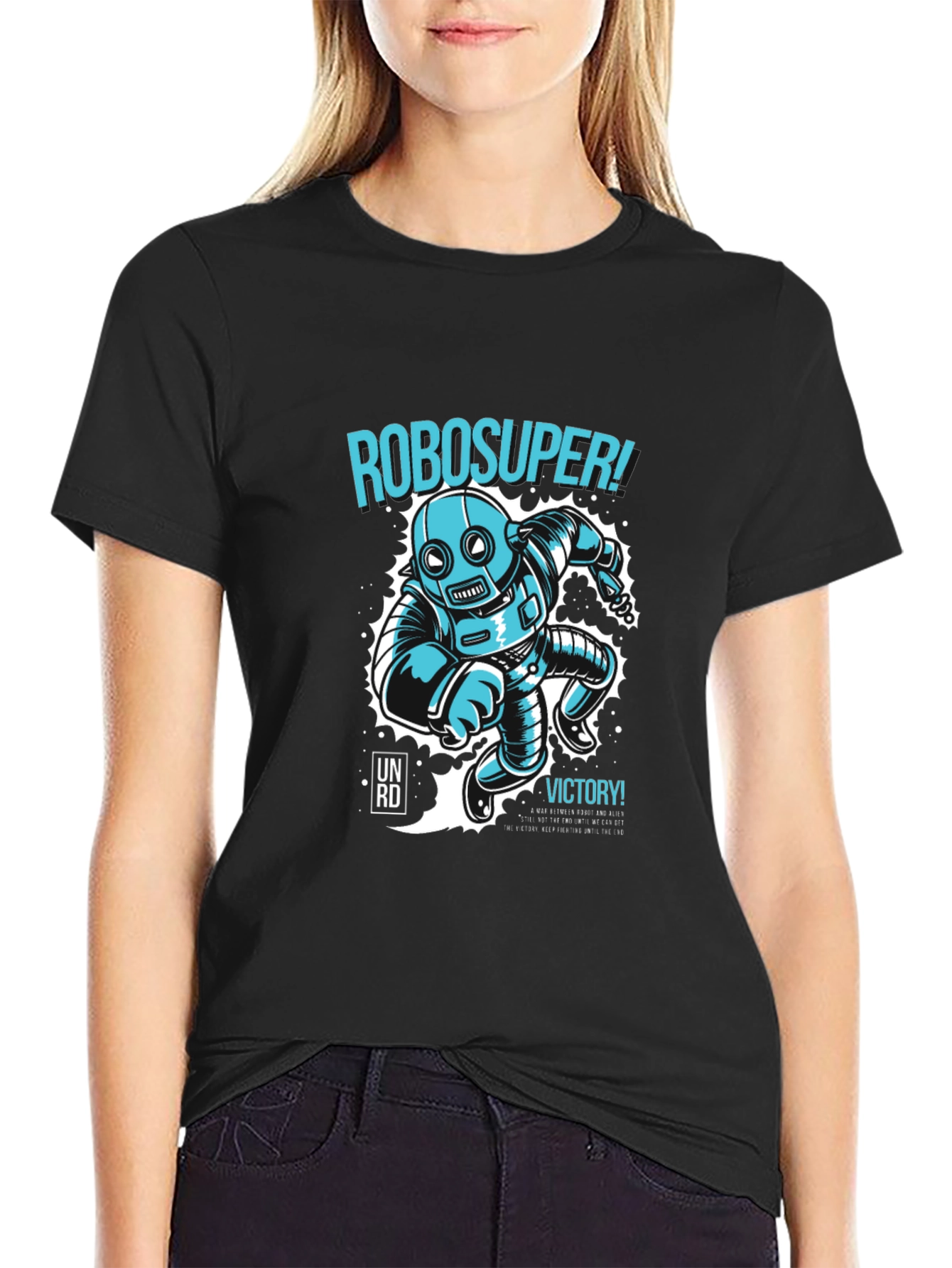 RoboSuper Graphic T-Shirt: Unleash Your Inner Hero!