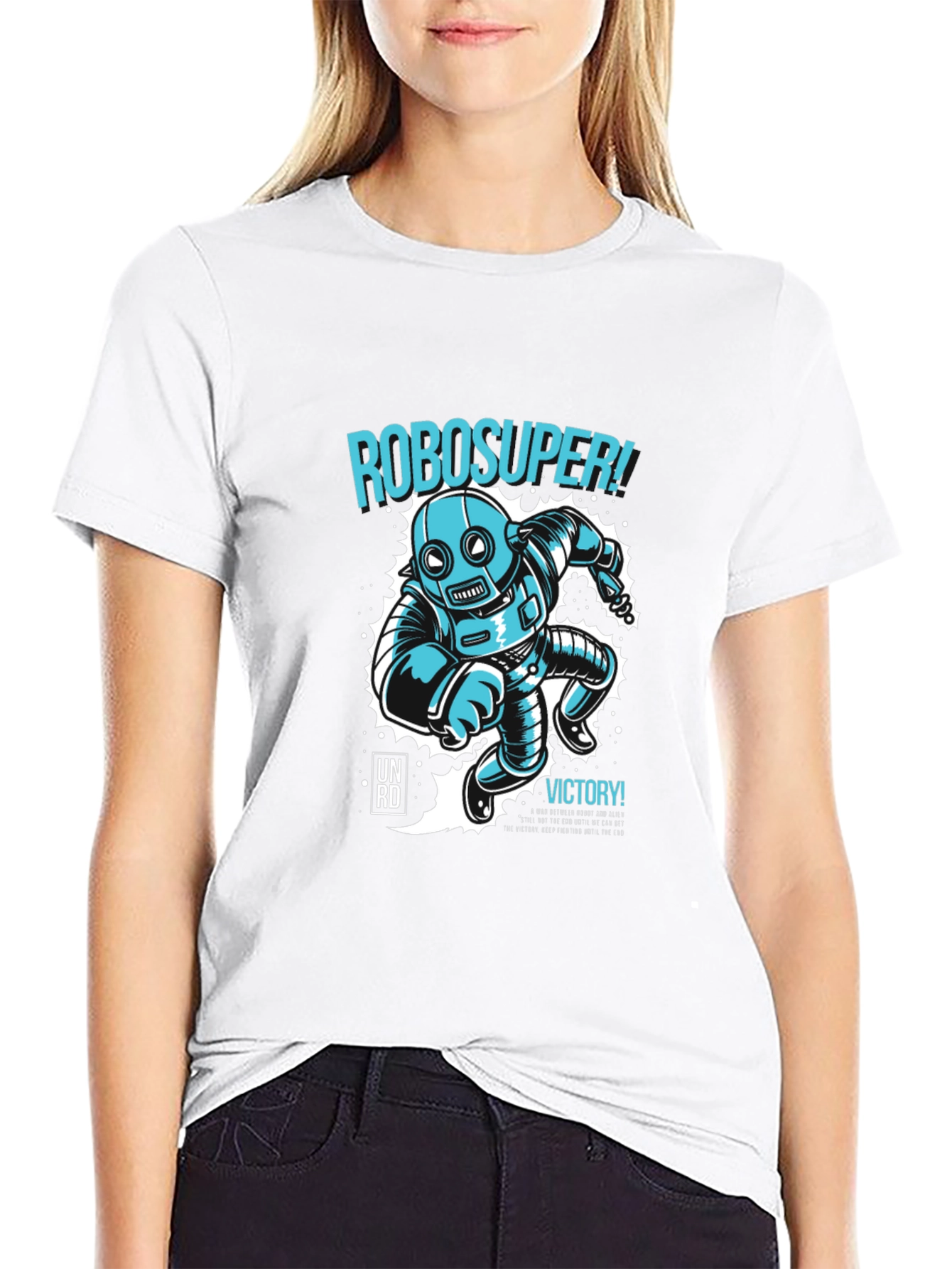RoboSuper Graphic T-Shirt: Unleash Your Inner Hero!