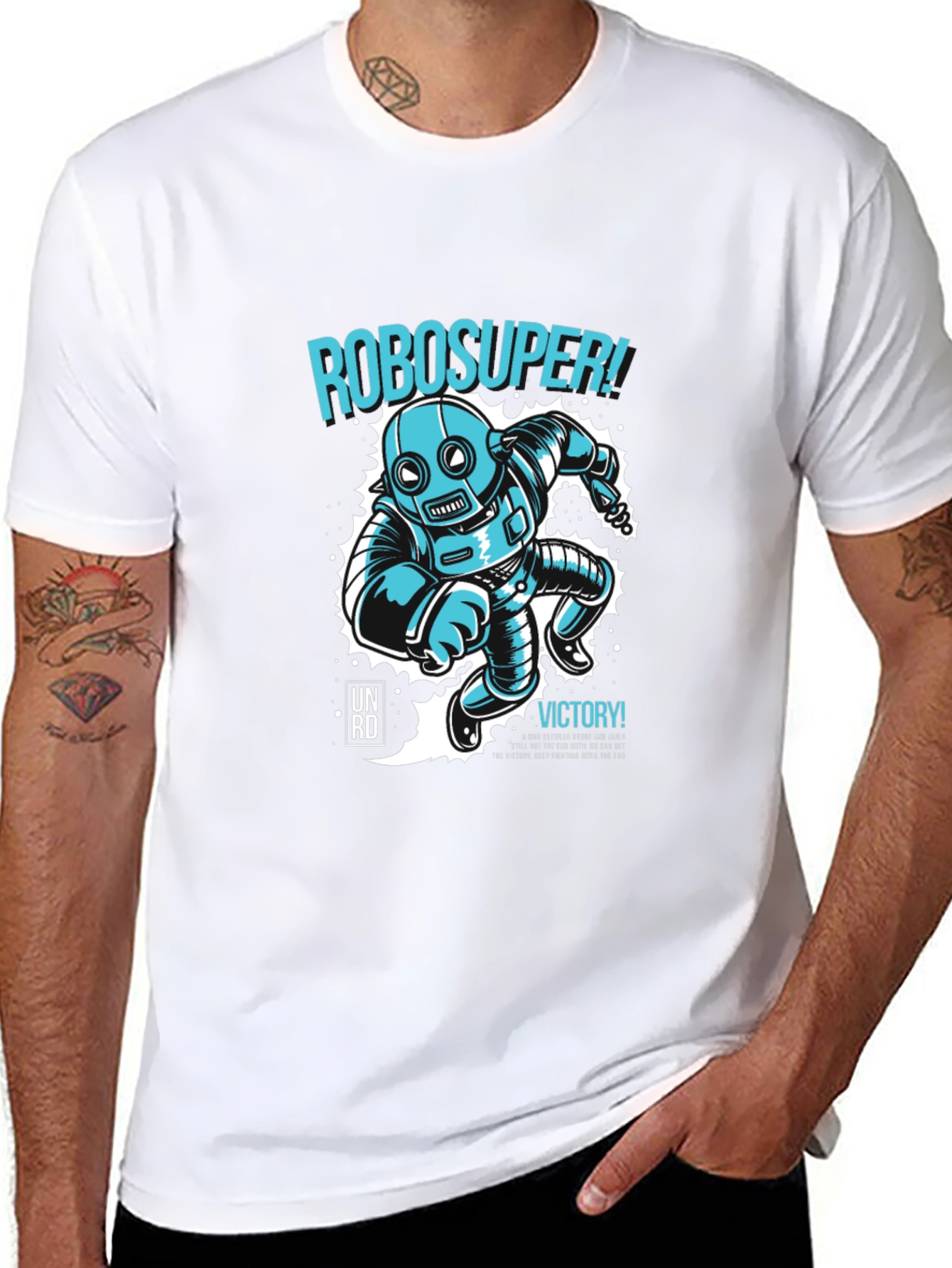 RoboSuper Graphic T-Shirt: Unleash Your Inner Hero!