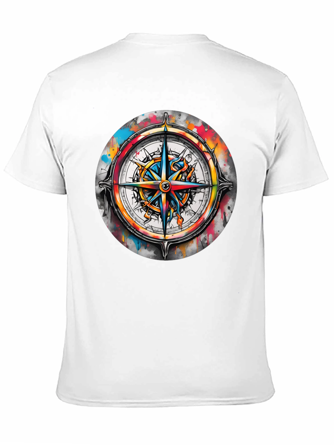 Compass Rose Graphic Tee - Stylish Nautical Design