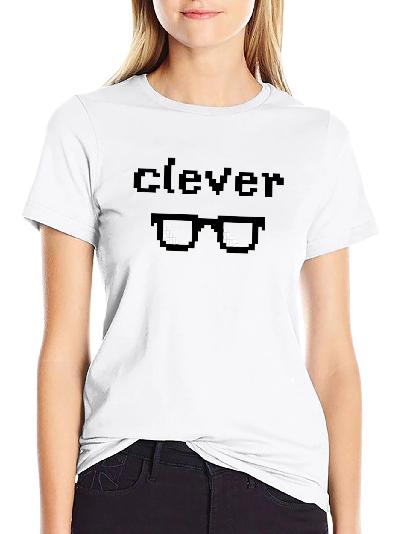 Clever Pixel Sunglasses Graphic T-Shirt