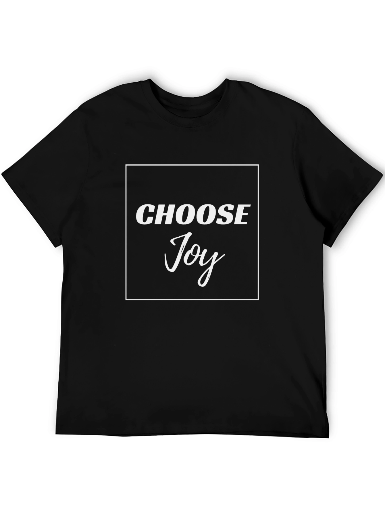Choose Joy Graphic Tee - Black Unisex Shirt