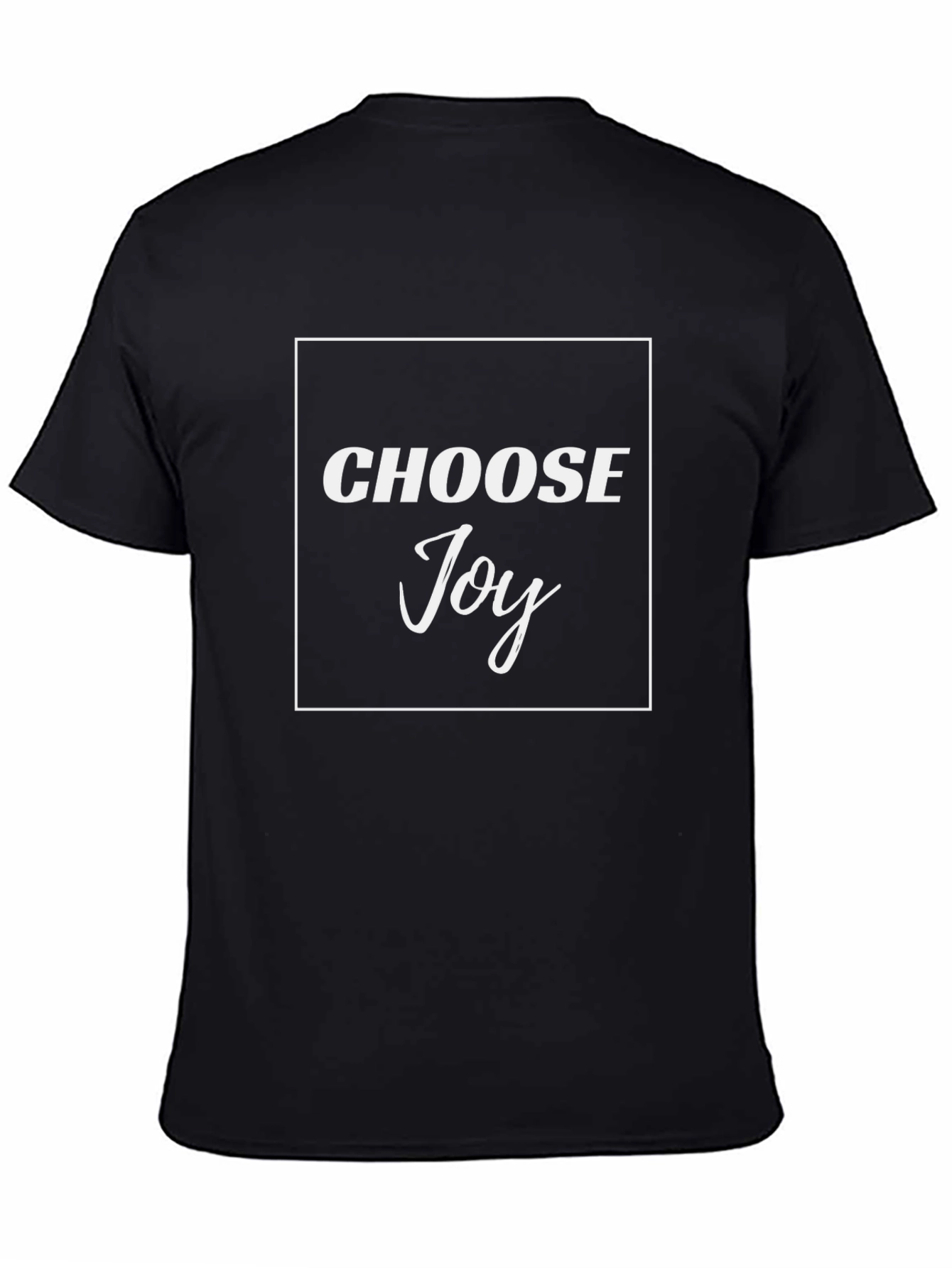 Choose Joy Graphic Tee - Black Unisex Shirt