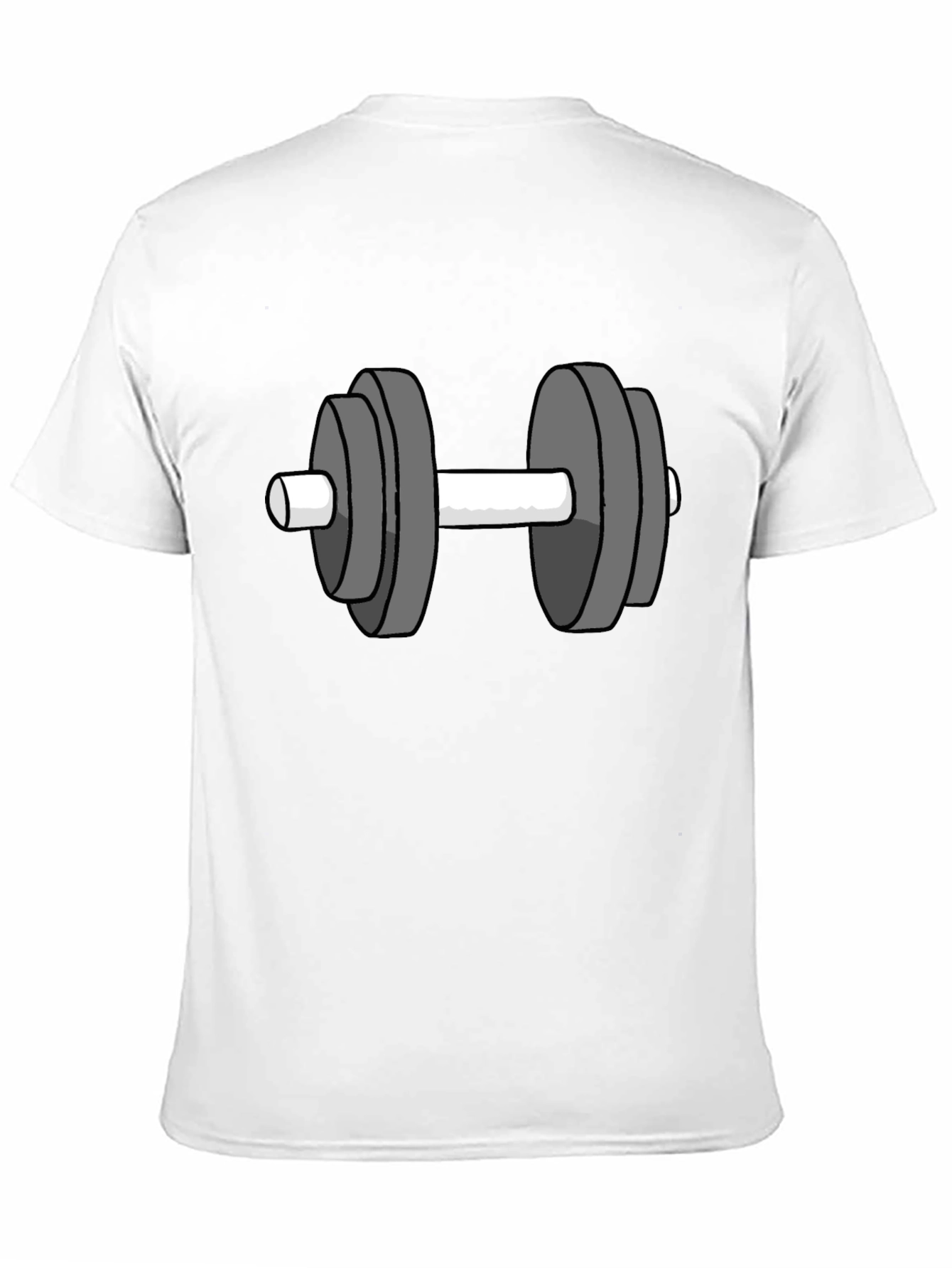 Workout Graphic Tee - Dumbbell Design