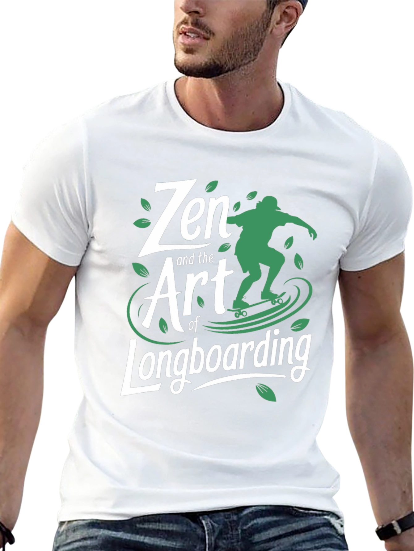 Zen Art of Longboarding Graphic T-Shirt