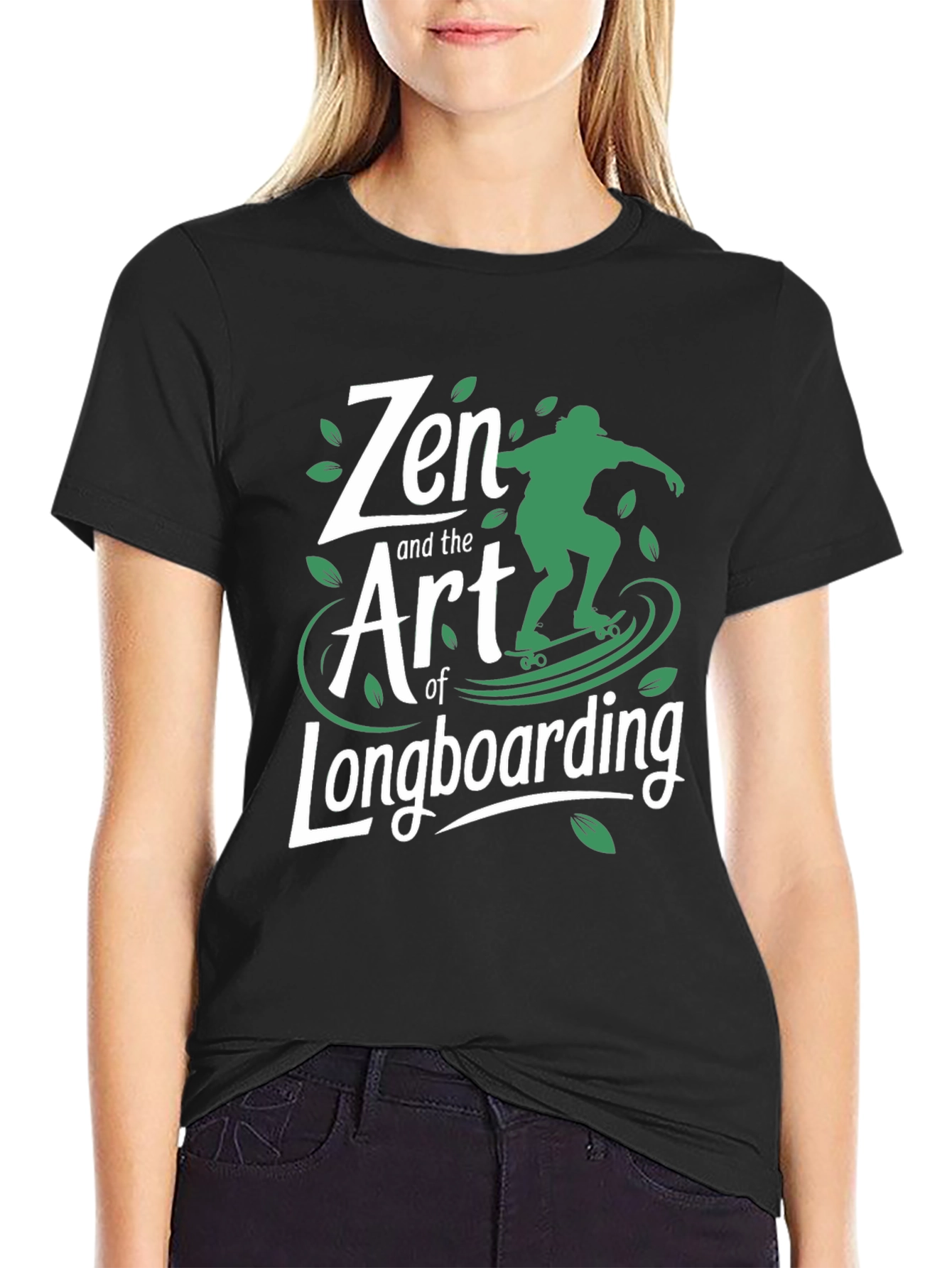 Zen Art of Longboarding Graphic T-Shirt