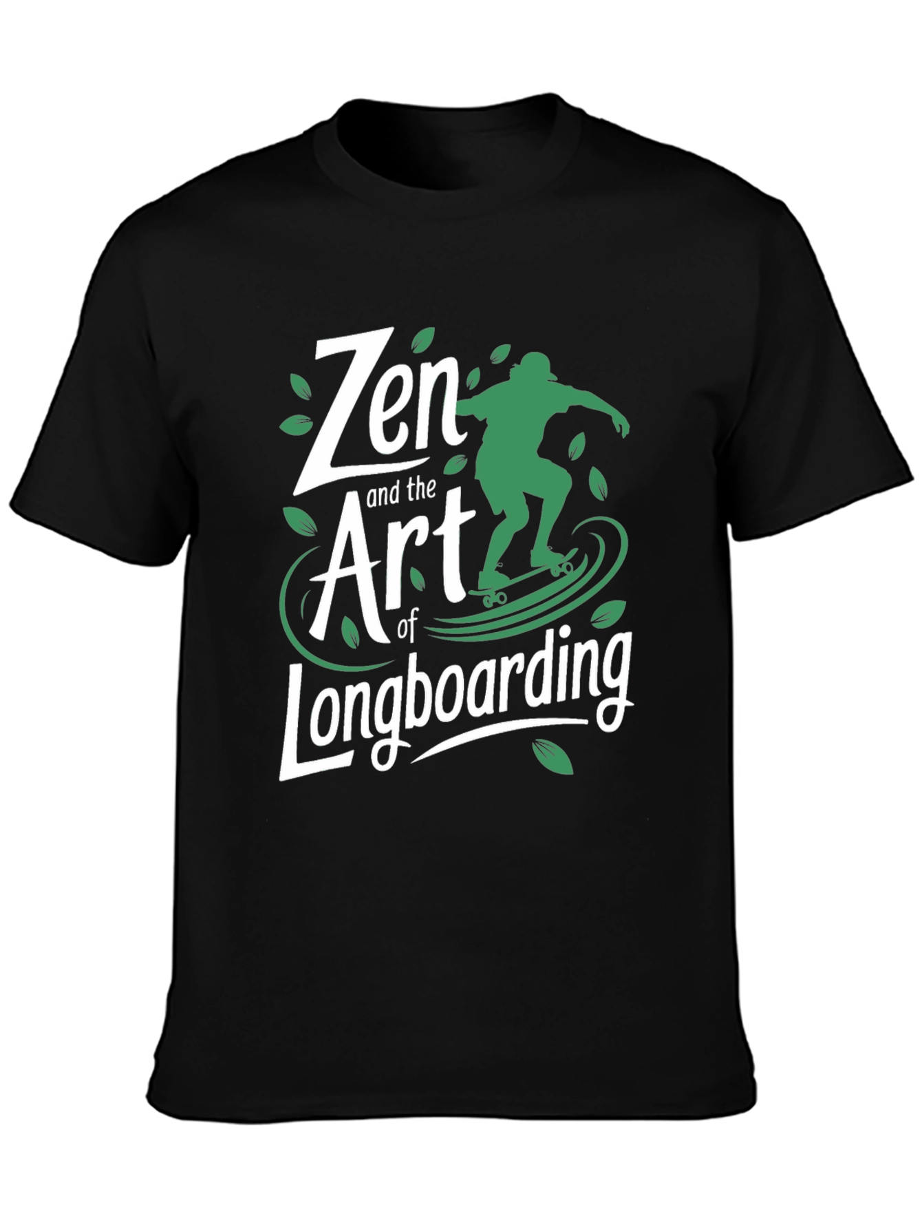Zen Art of Longboarding Graphic T-Shirt