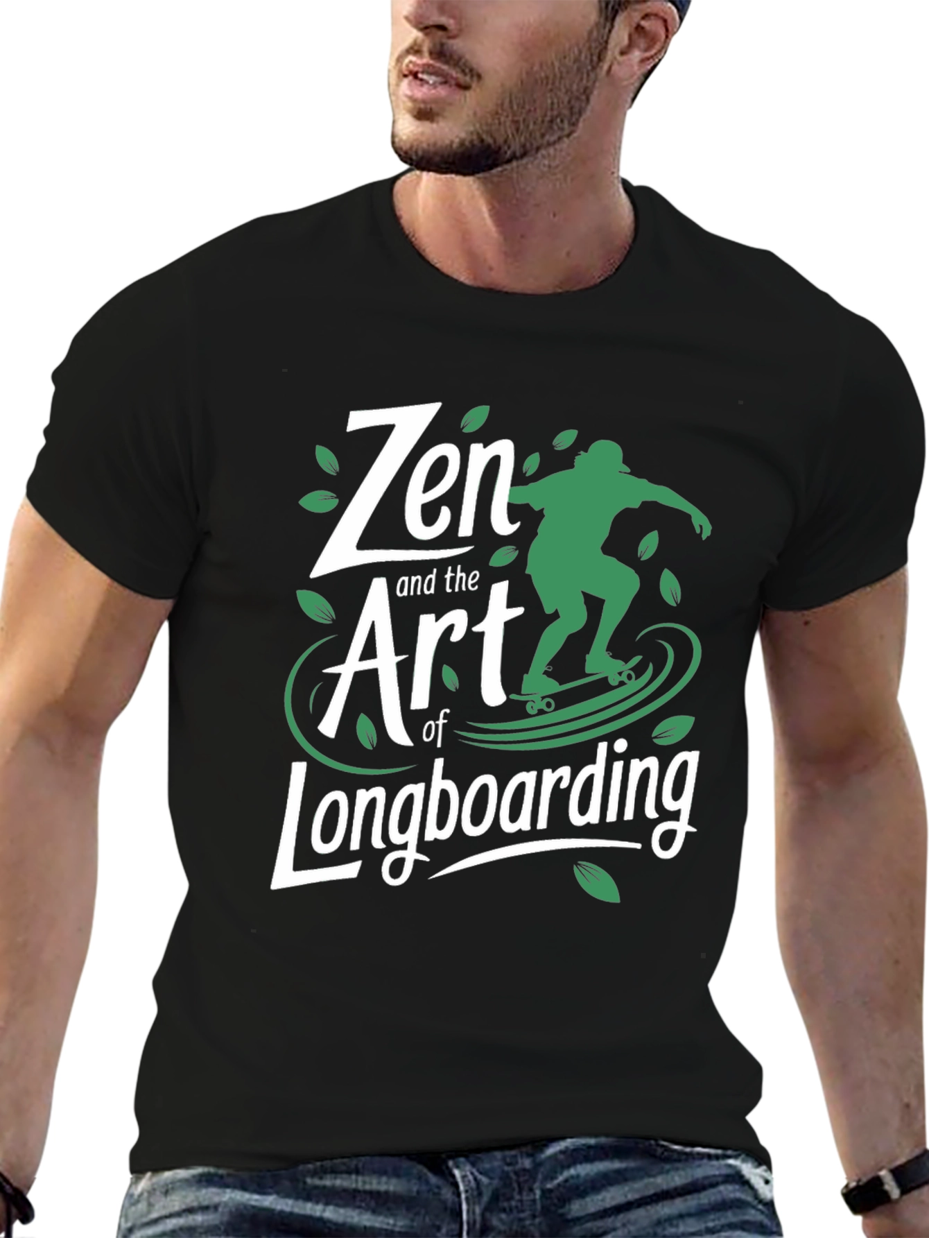 Zen Art of Longboarding Graphic T-Shirt