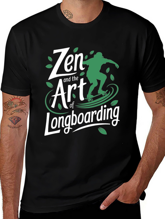 Zen Art of Longboarding Graphic T-Shirt
