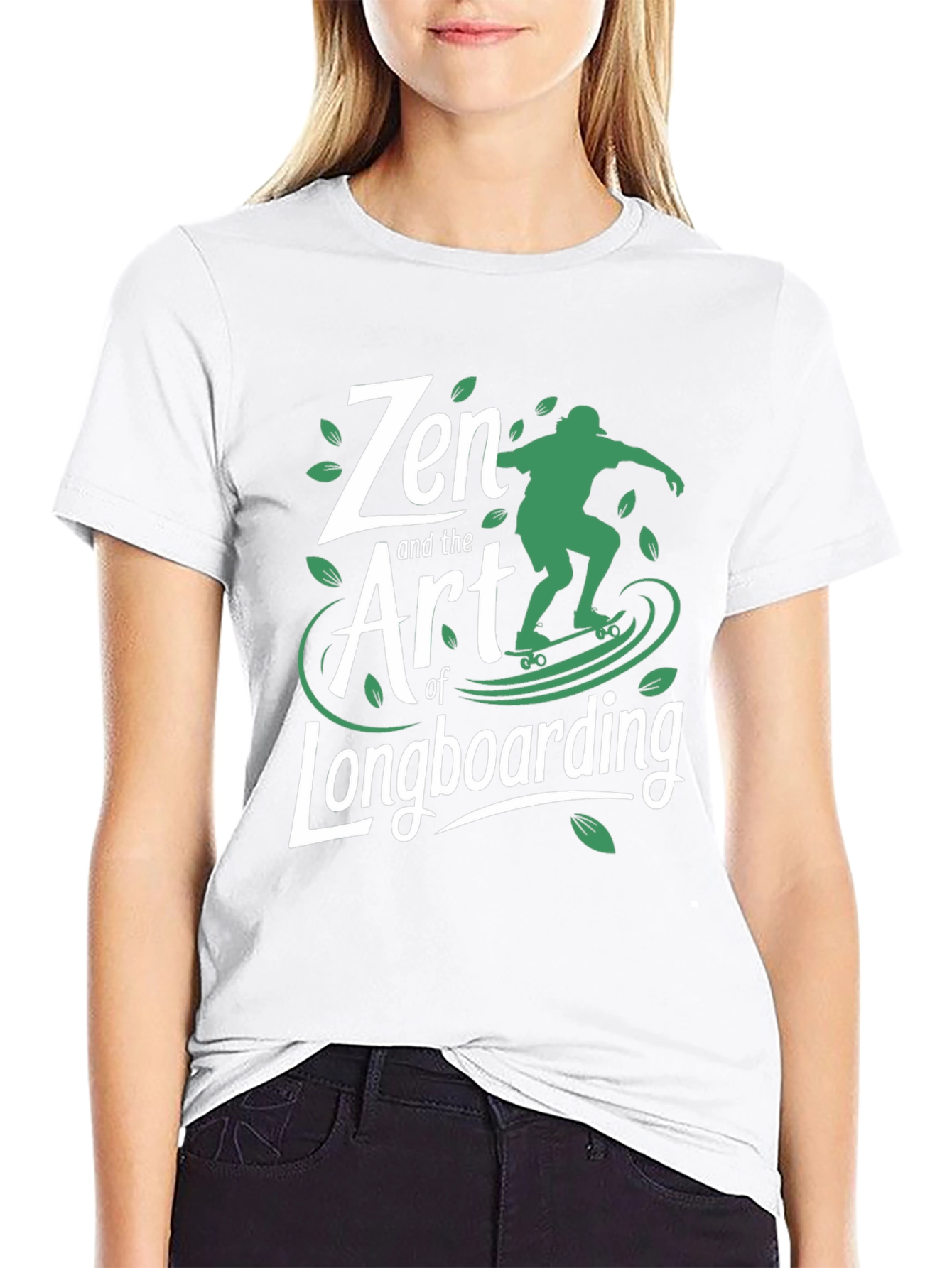 Zen Art of Longboarding Graphic T-Shirt
