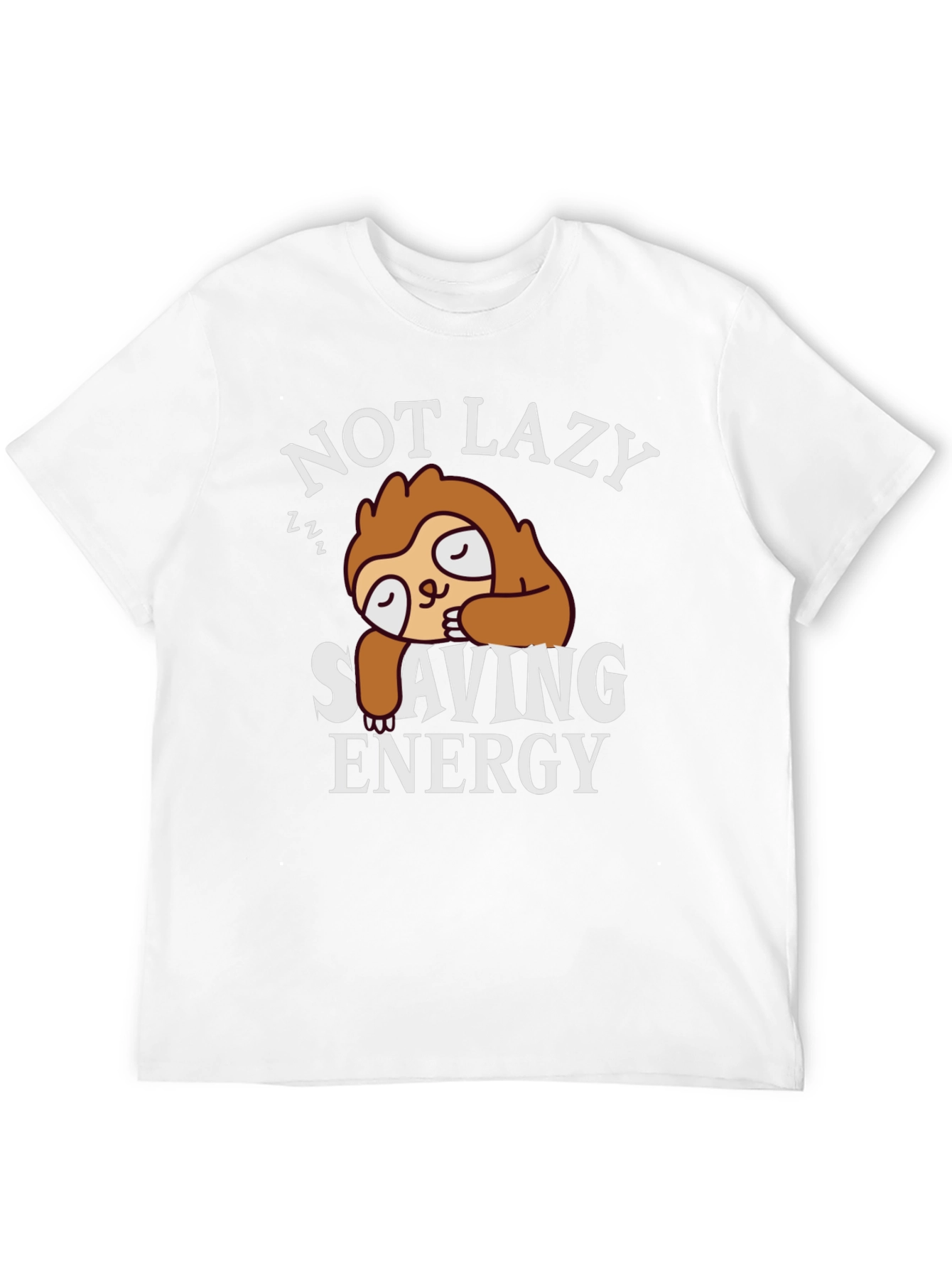 Not Lazy Saving Energy Sloth T-Shirt