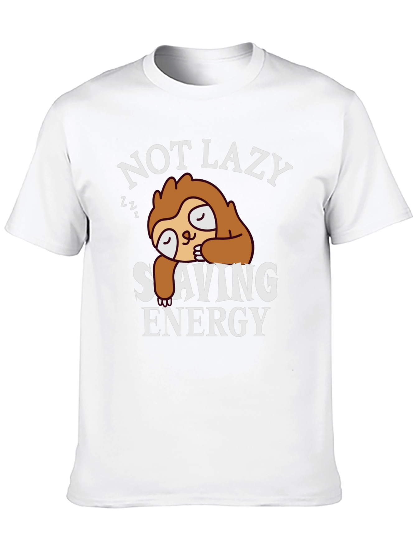 Not Lazy Saving Energy Sloth T-Shirt