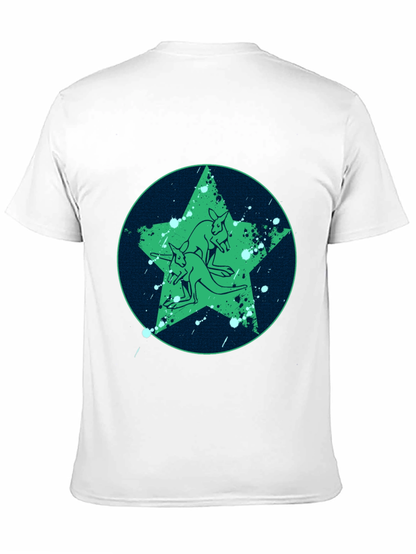 Kangaroo Star Graphic Tee - Cool Casual Style
