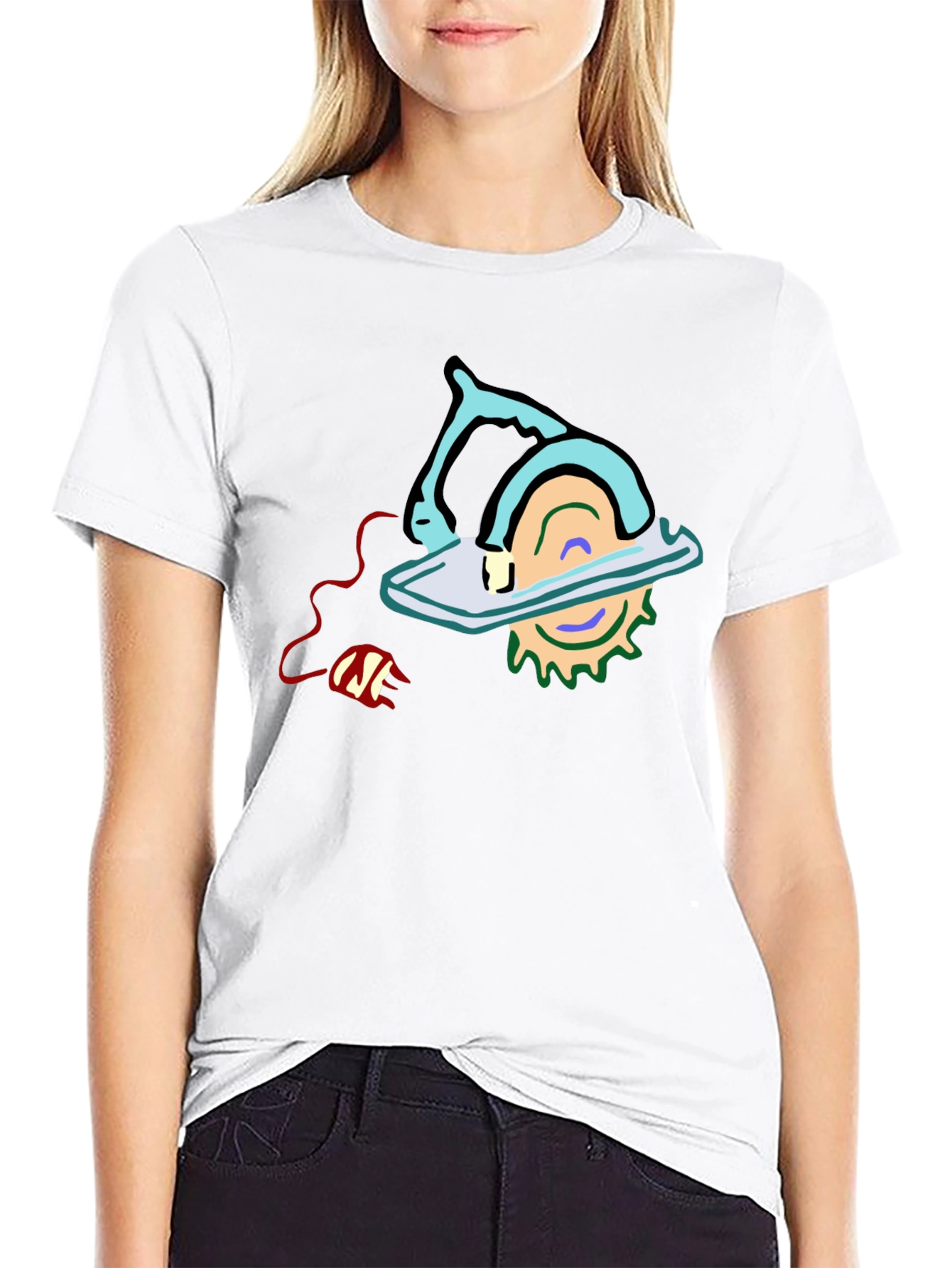 Electric Saw Graphic Tee - Bold & Unique Design
