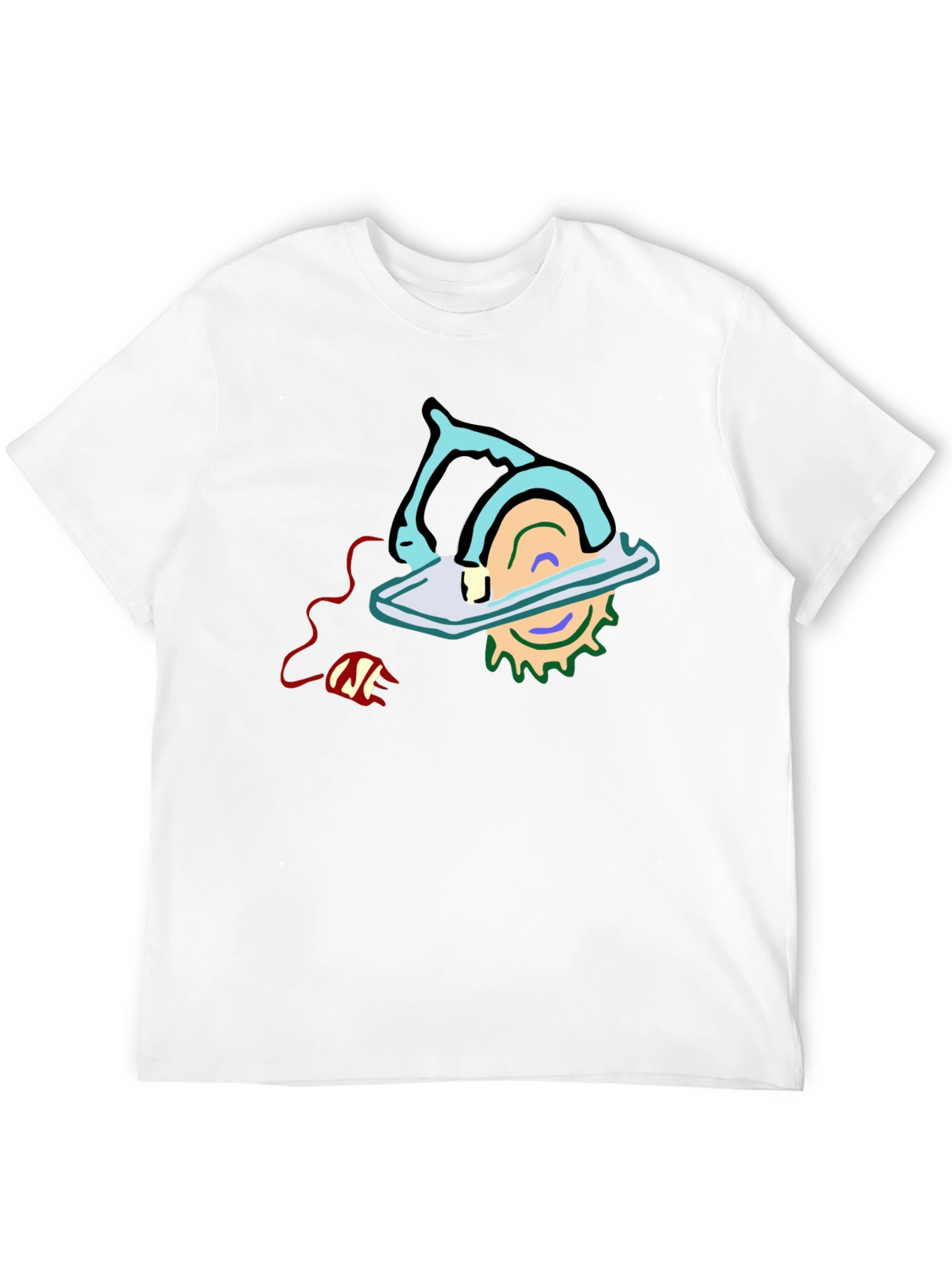 Electric Saw Graphic Tee - Bold & Unique Design