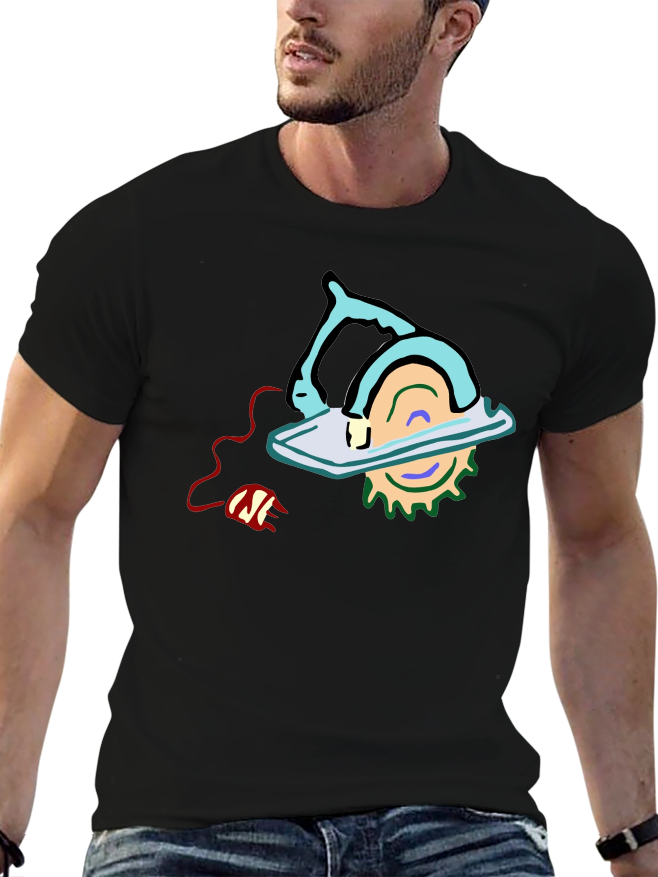 Electric Saw Graphic Tee - Bold & Unique Design