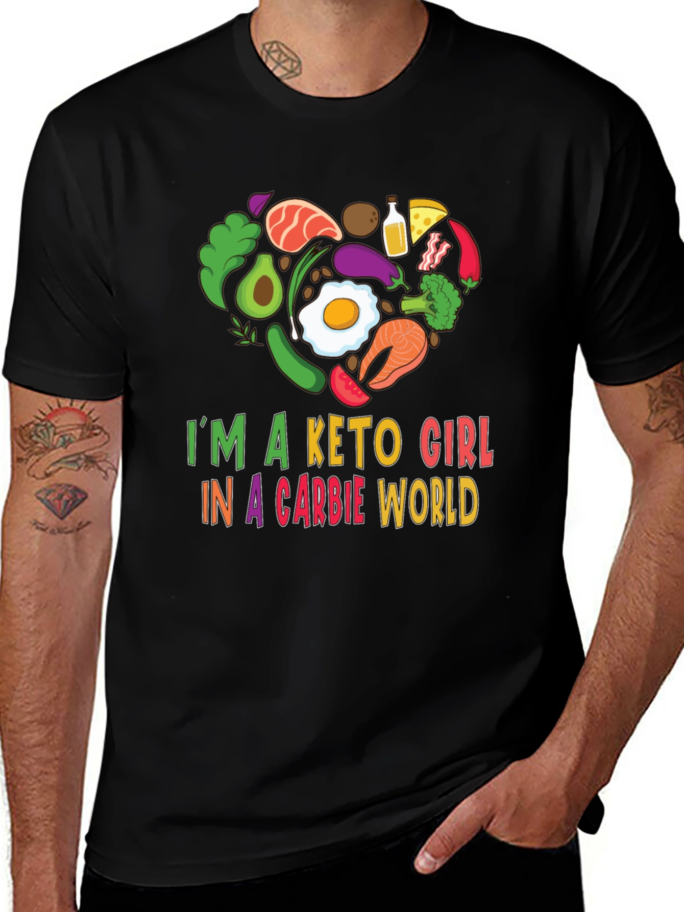 Keto Girl T-Shirt Low Carb Lifestyle Tee