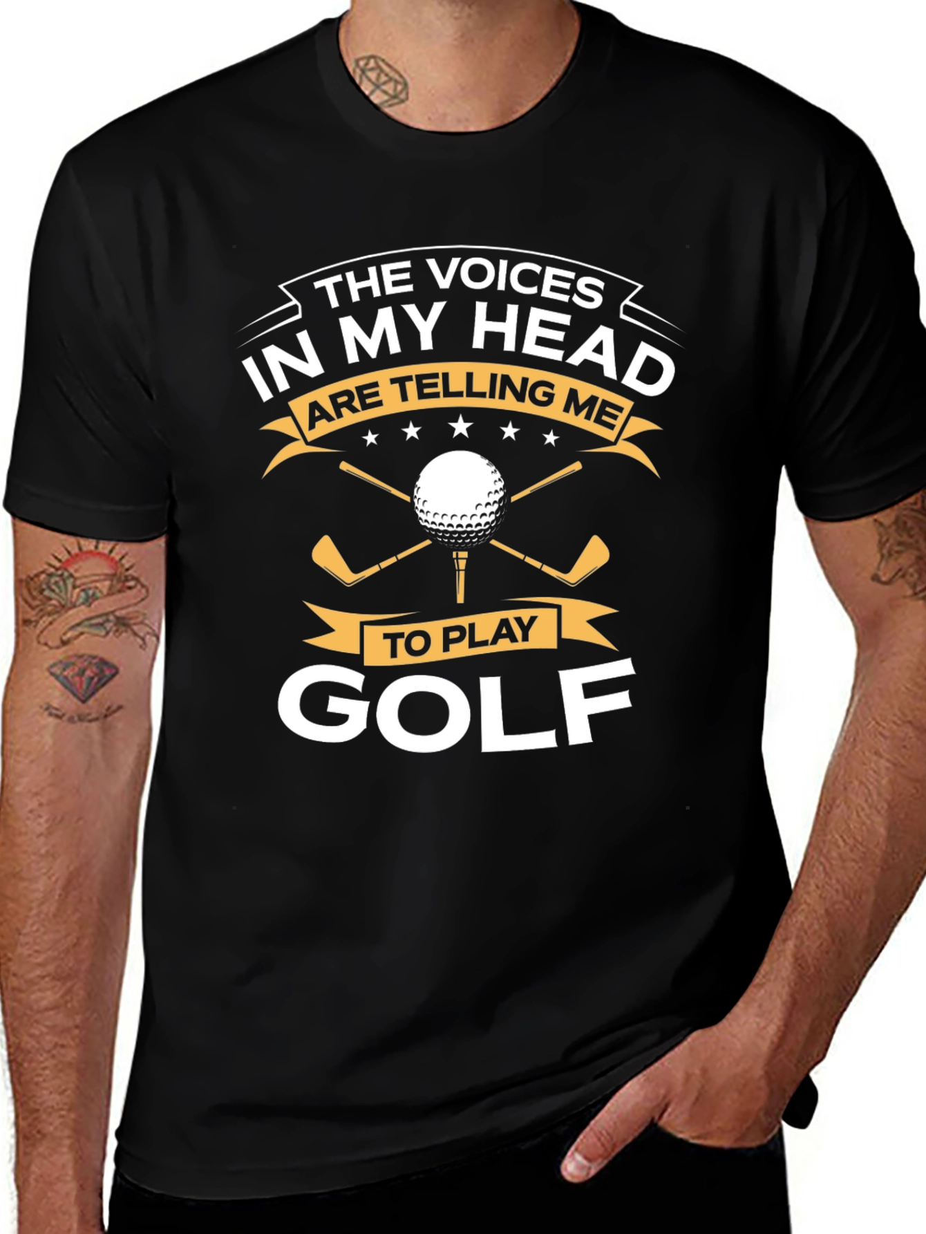 Golf Lover T-Shirt - The Voices in My Head