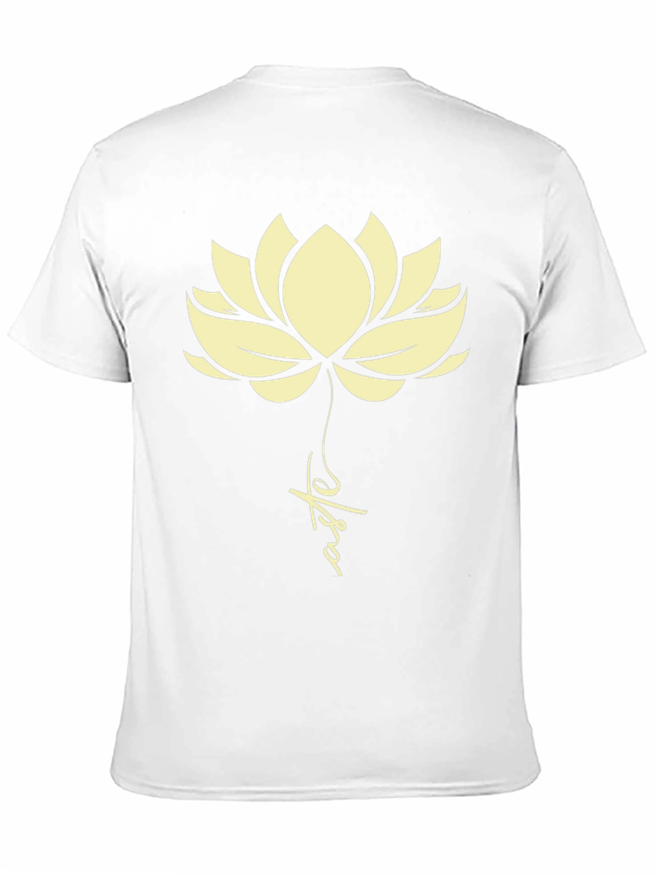 Lotus Flower Graphic Tee - Black