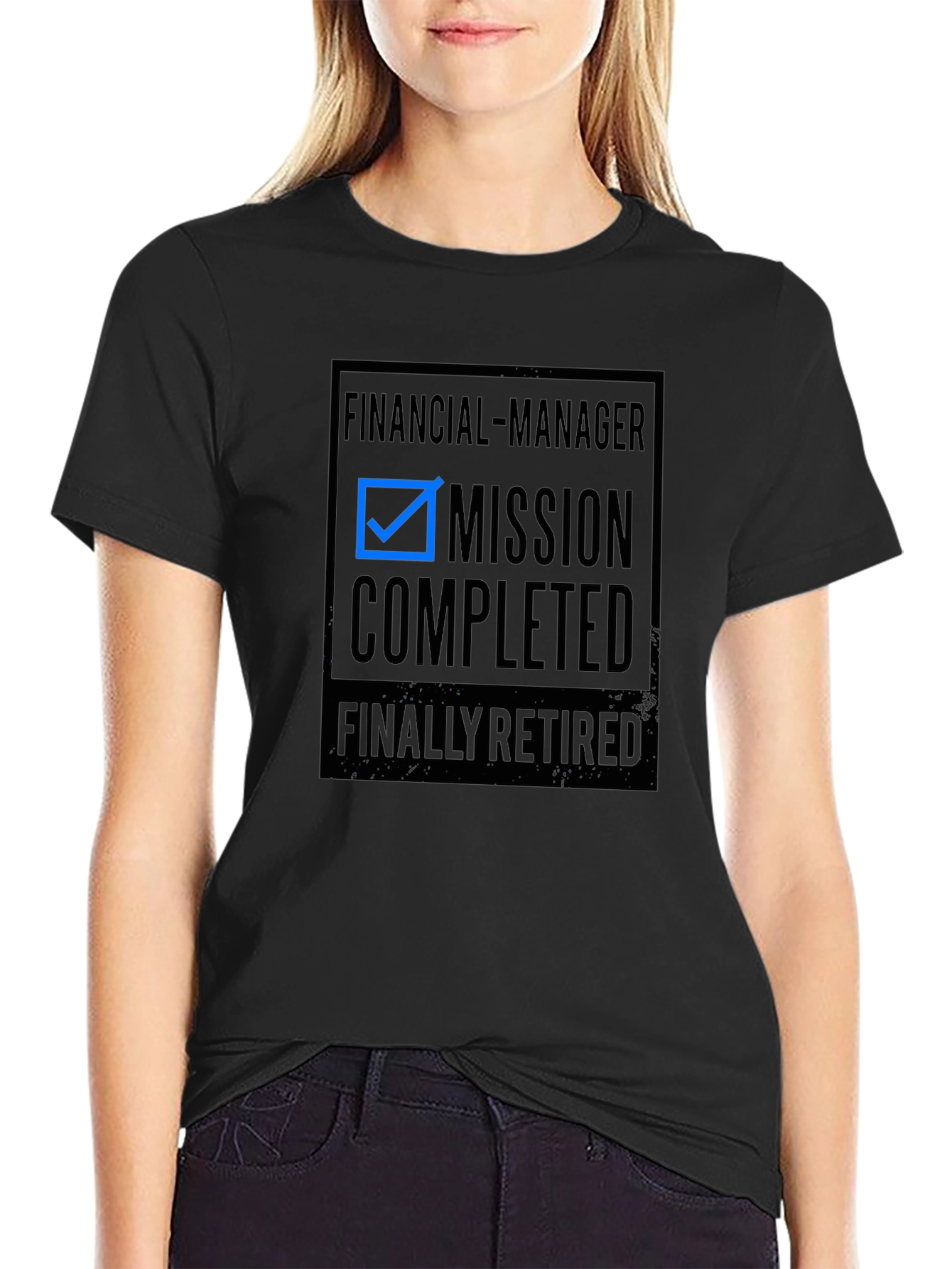 Financial Manager Mission Completed Retired T-Shirt