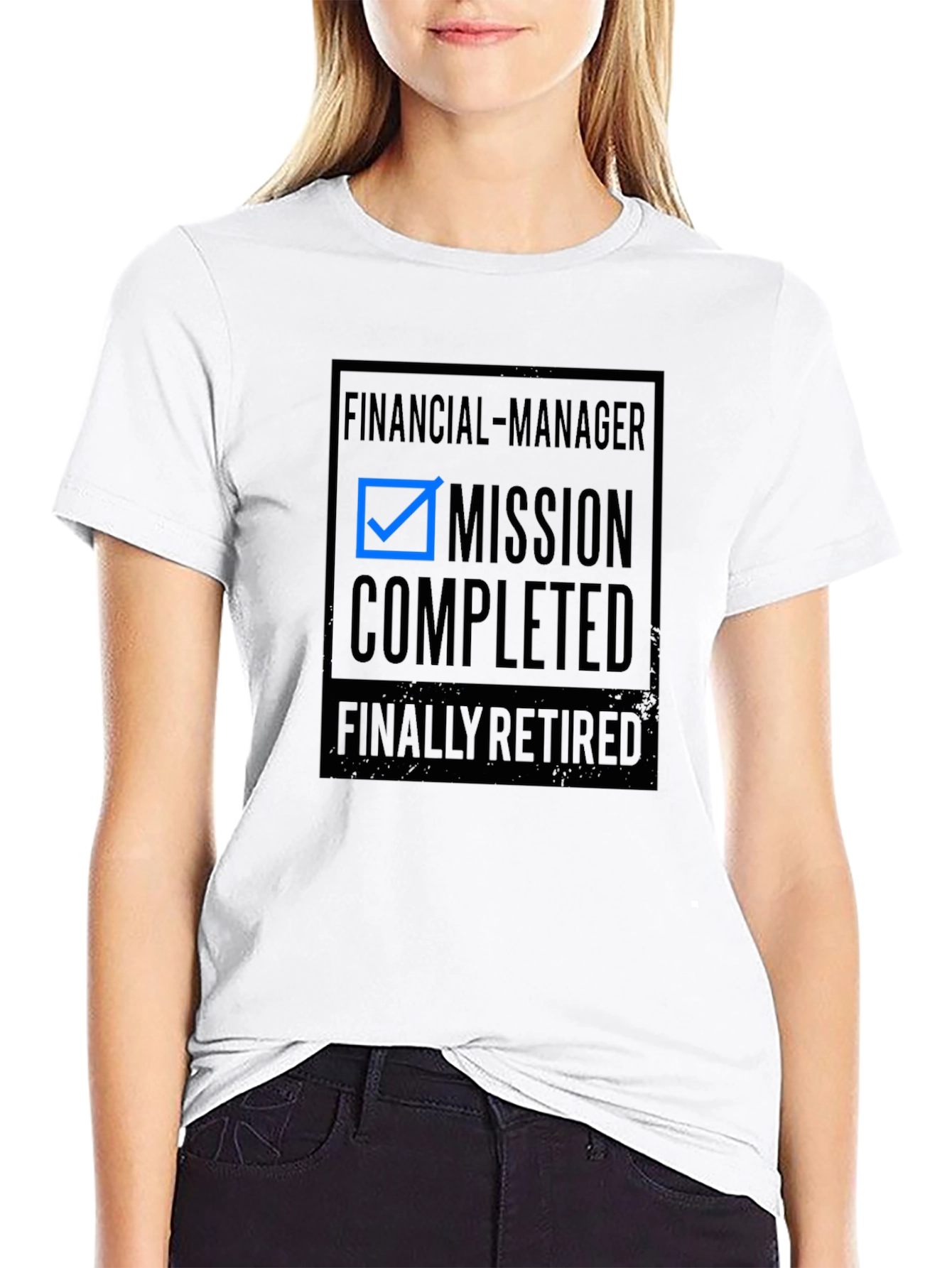 Financial Manager Mission Completed Retired T-Shirt