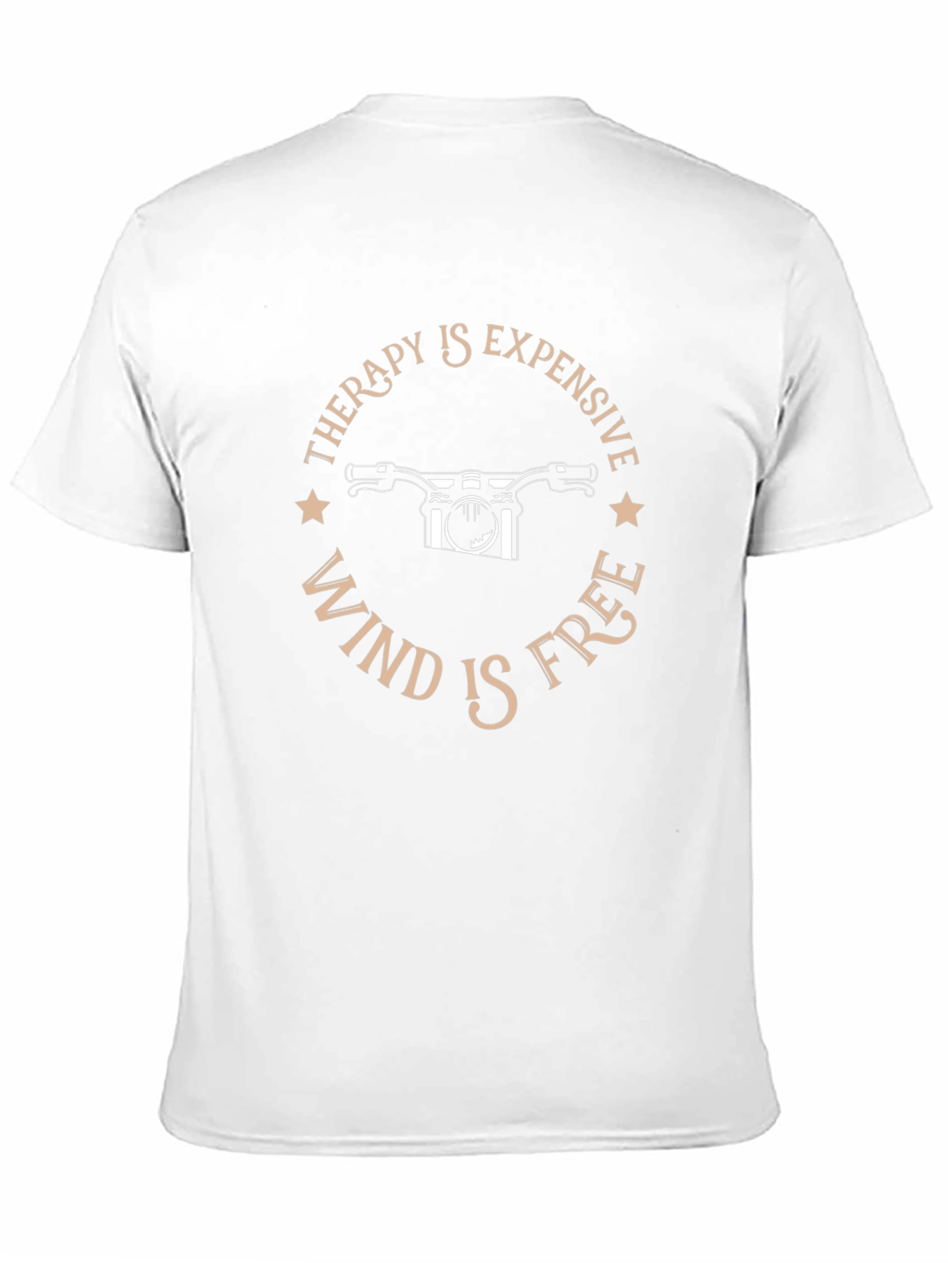 Therapy is Expensive Wind is Free Black T-Shirt