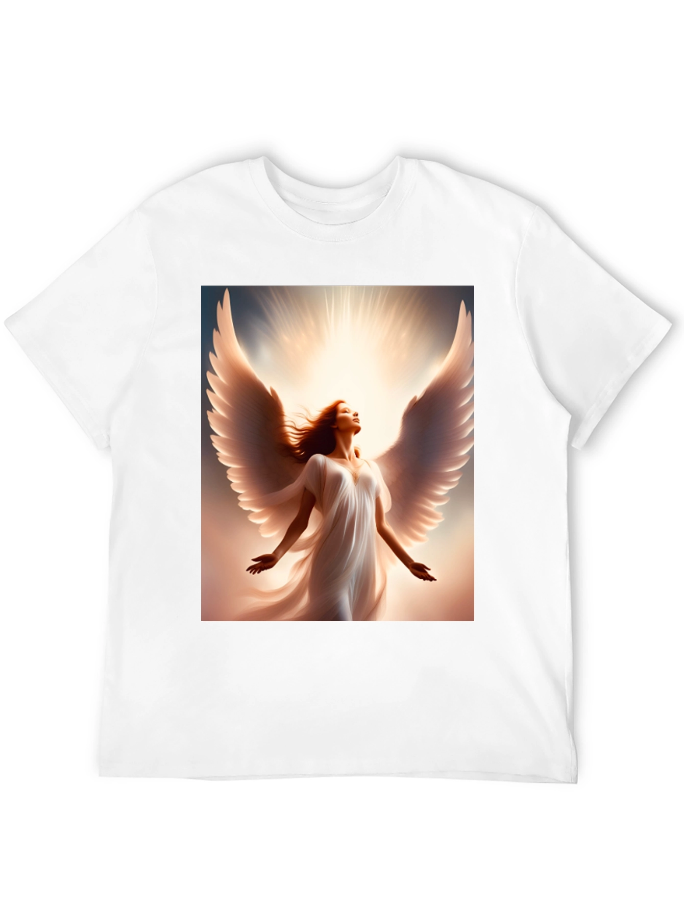 Angel Wings Graphic T-Shirt - Black