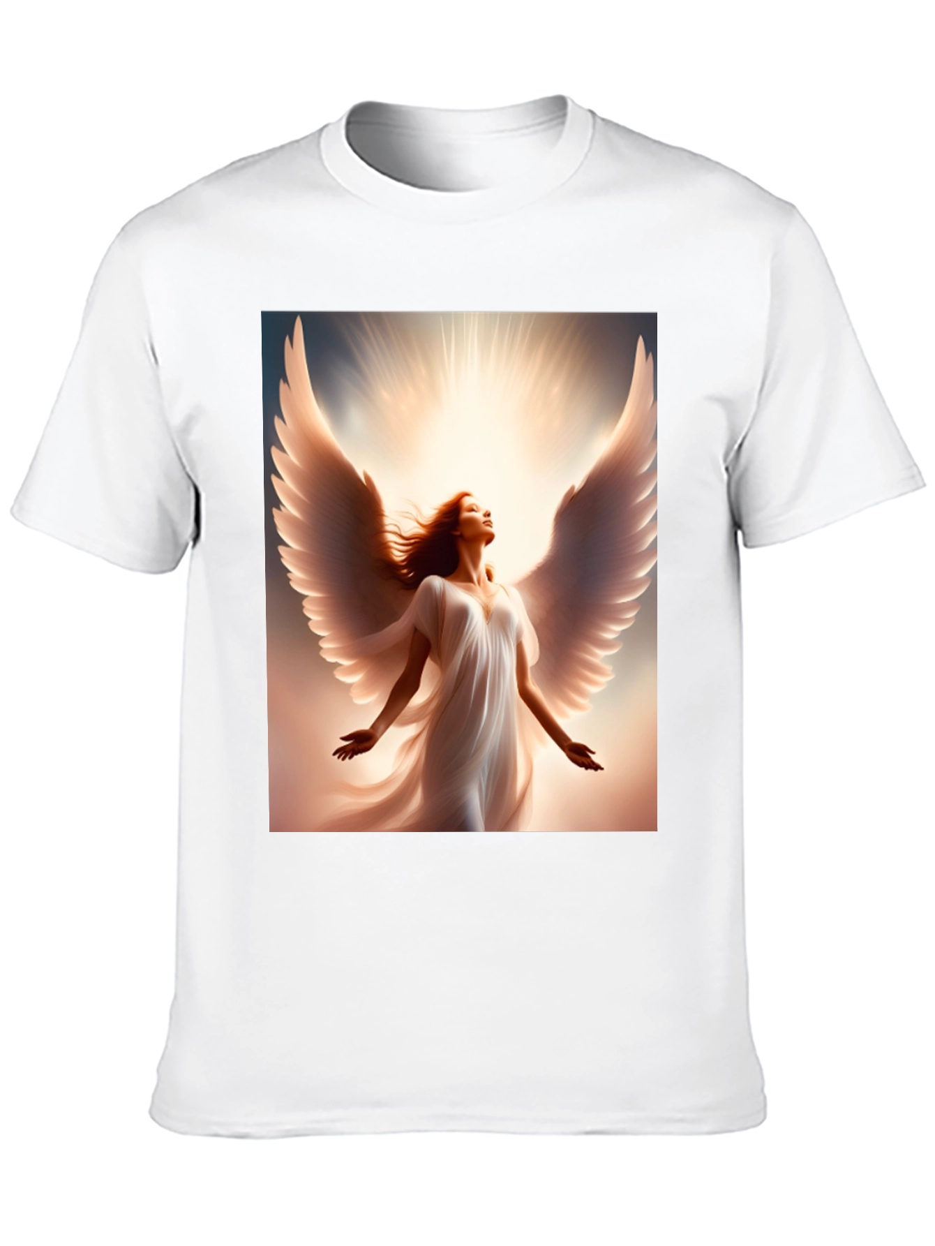 Angel Wings Graphic T-Shirt - Black