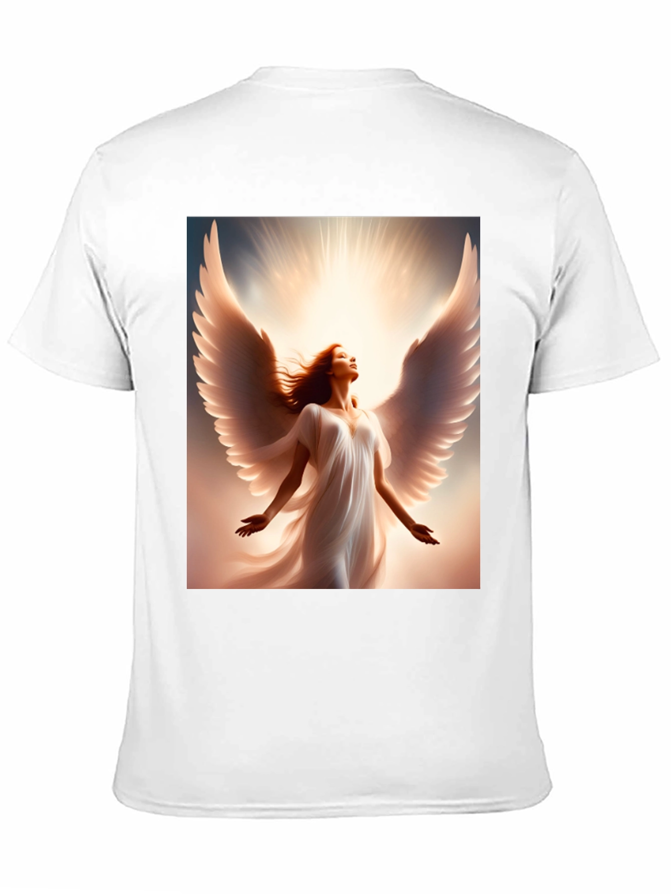Angel Wings Graphic T-Shirt - Black