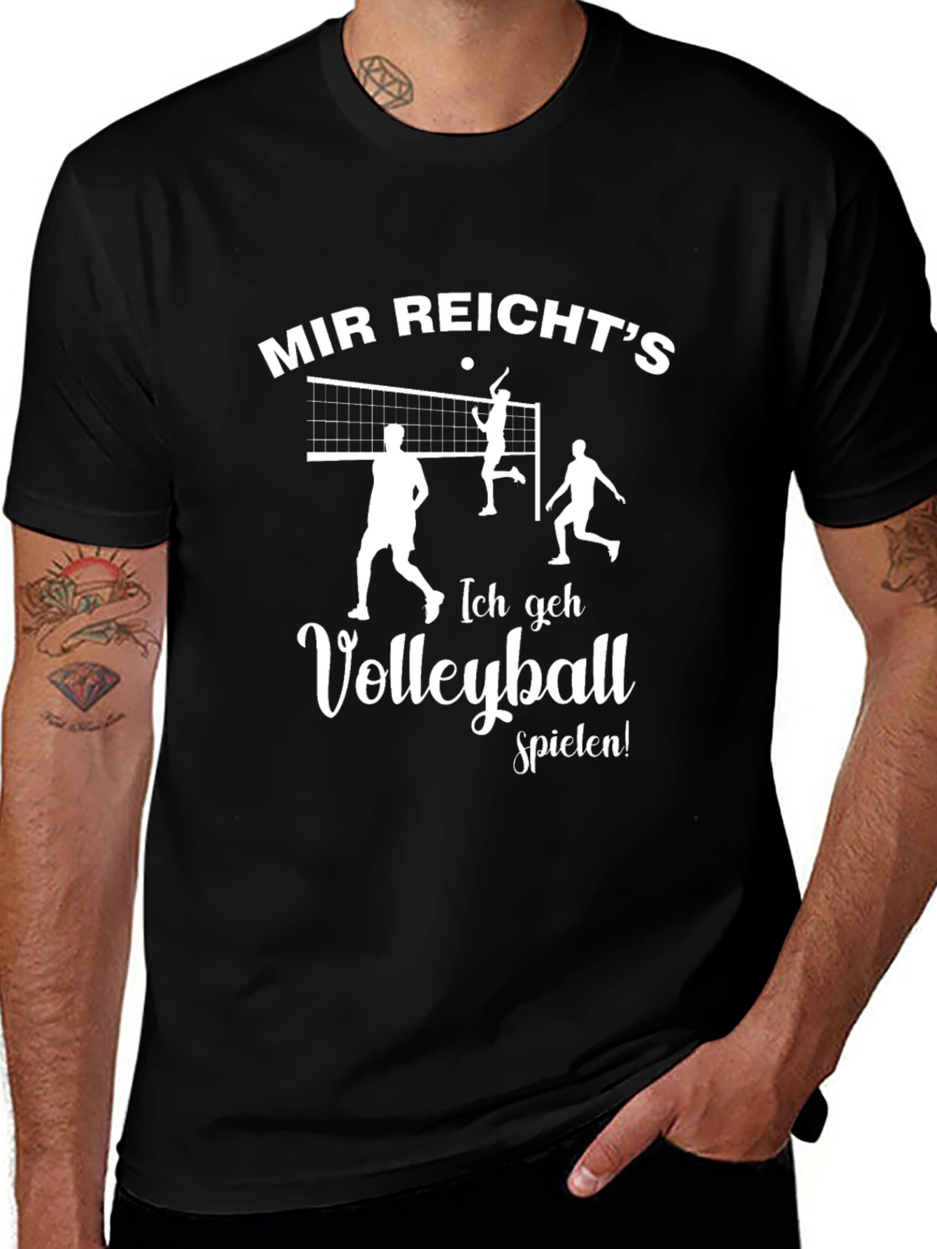 Volleyball T-Shirt - Mir Reichts Ich Geh Volleyball Spielen!