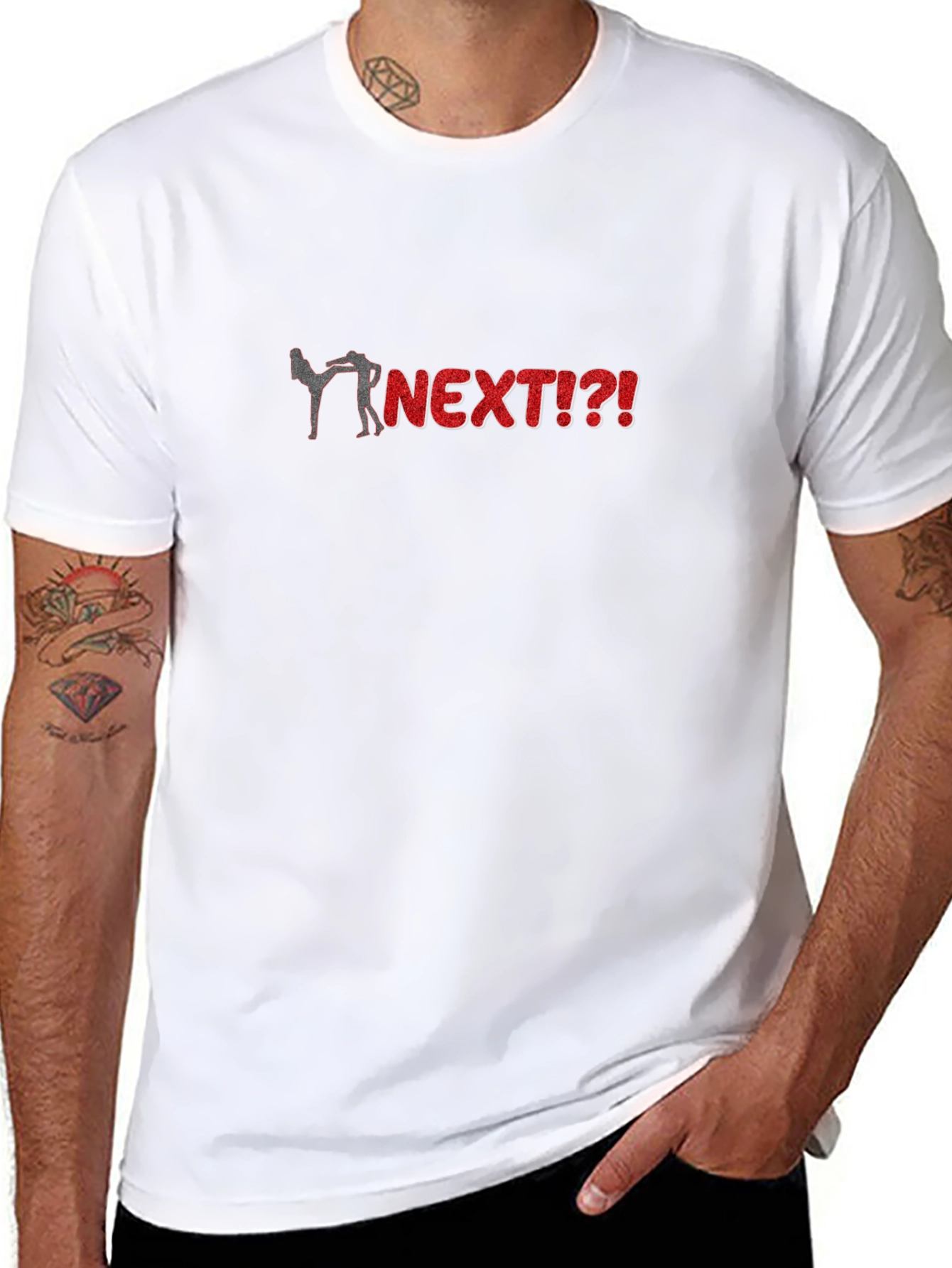 Next Kick T-Shirt - Funny Novelty Graphic Tee
