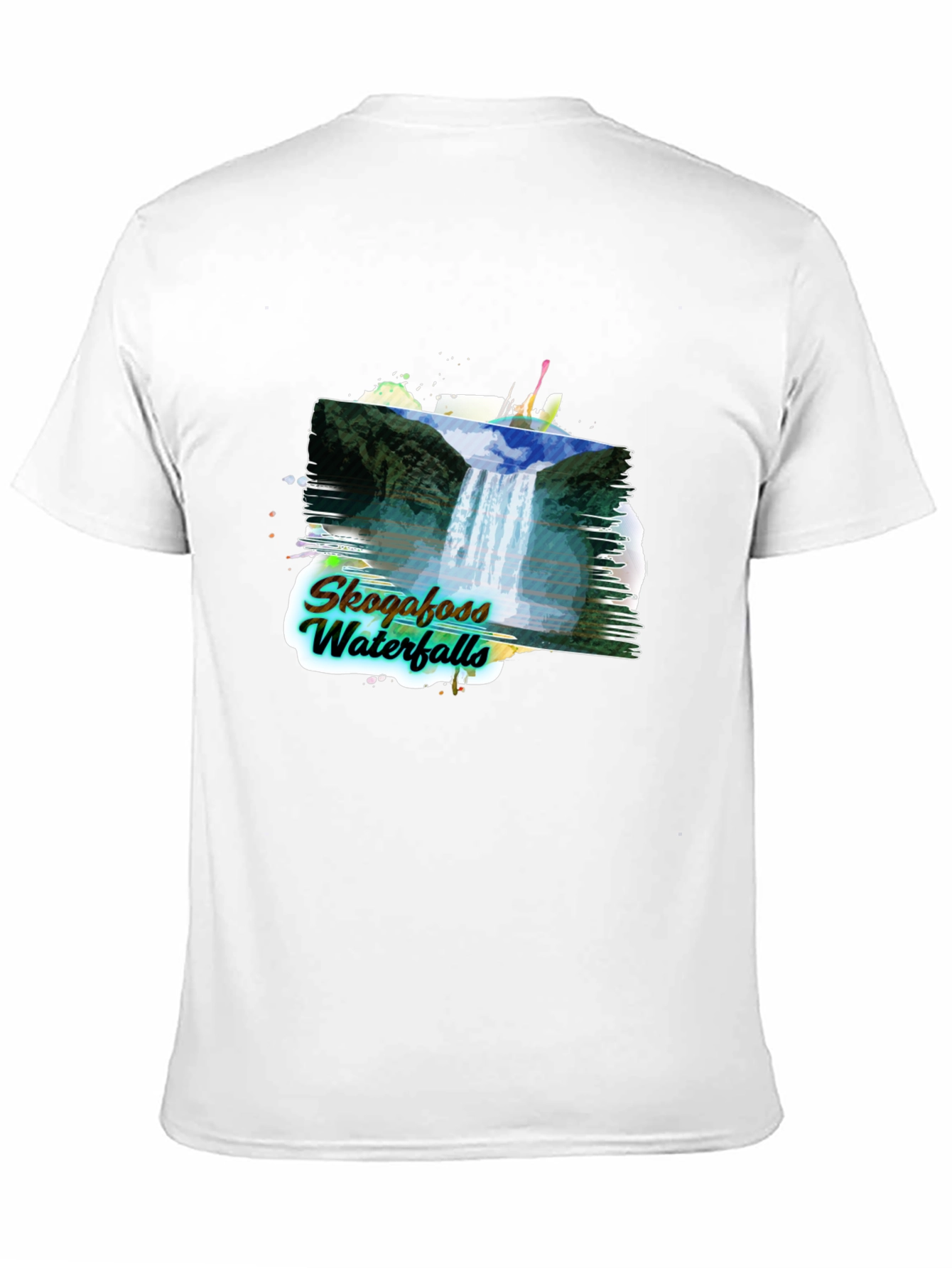 Skogafoss Waterfalls Graphic Tee