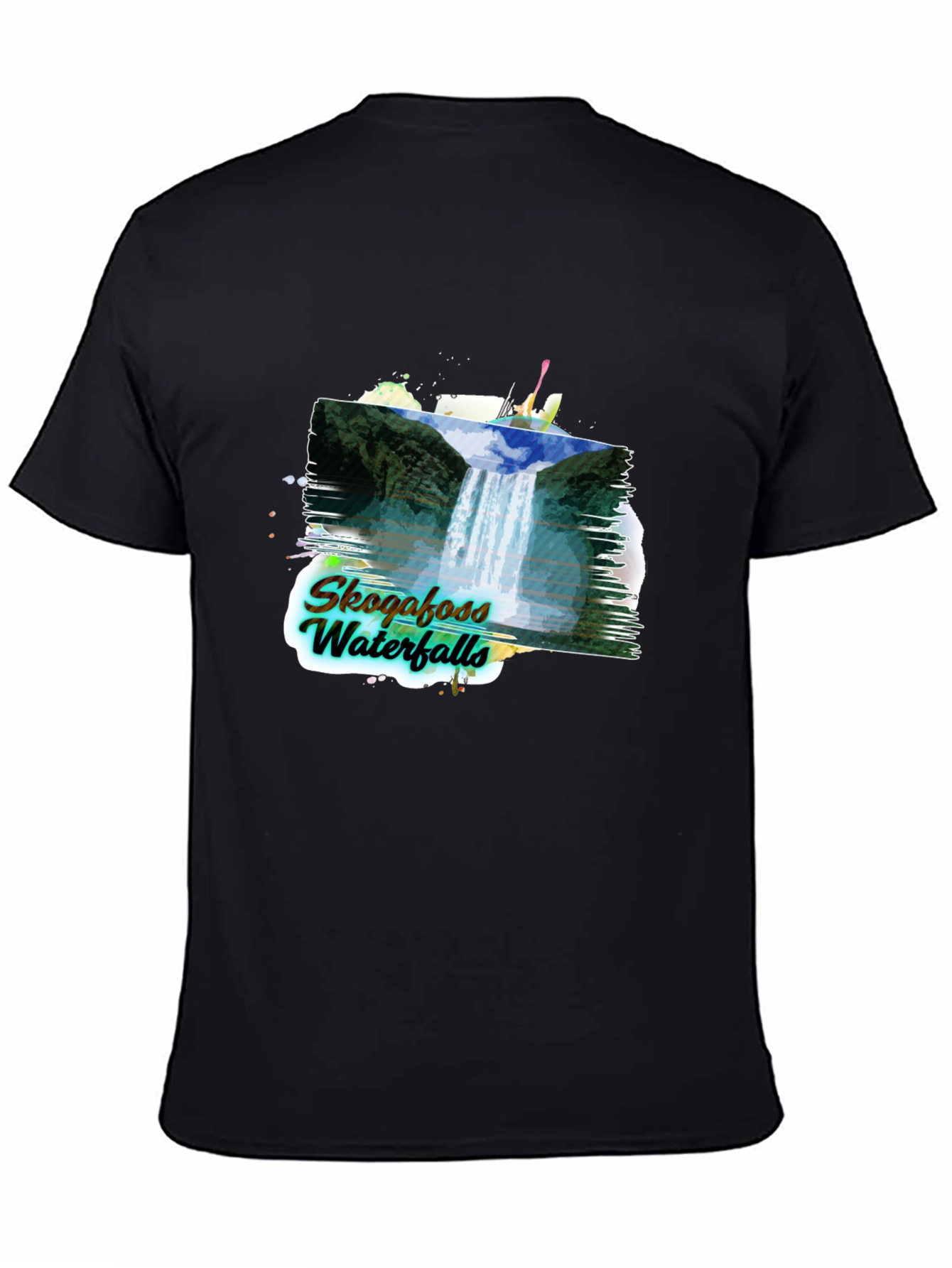 Skogafoss Waterfalls Graphic Tee