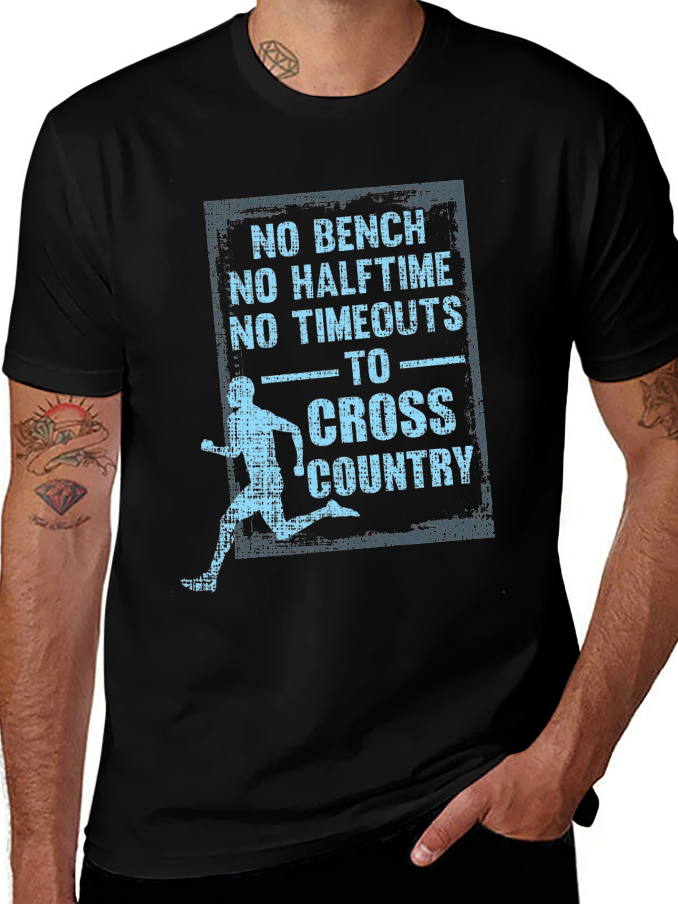 Cross Country T-Shirt - No Bench No Halftime