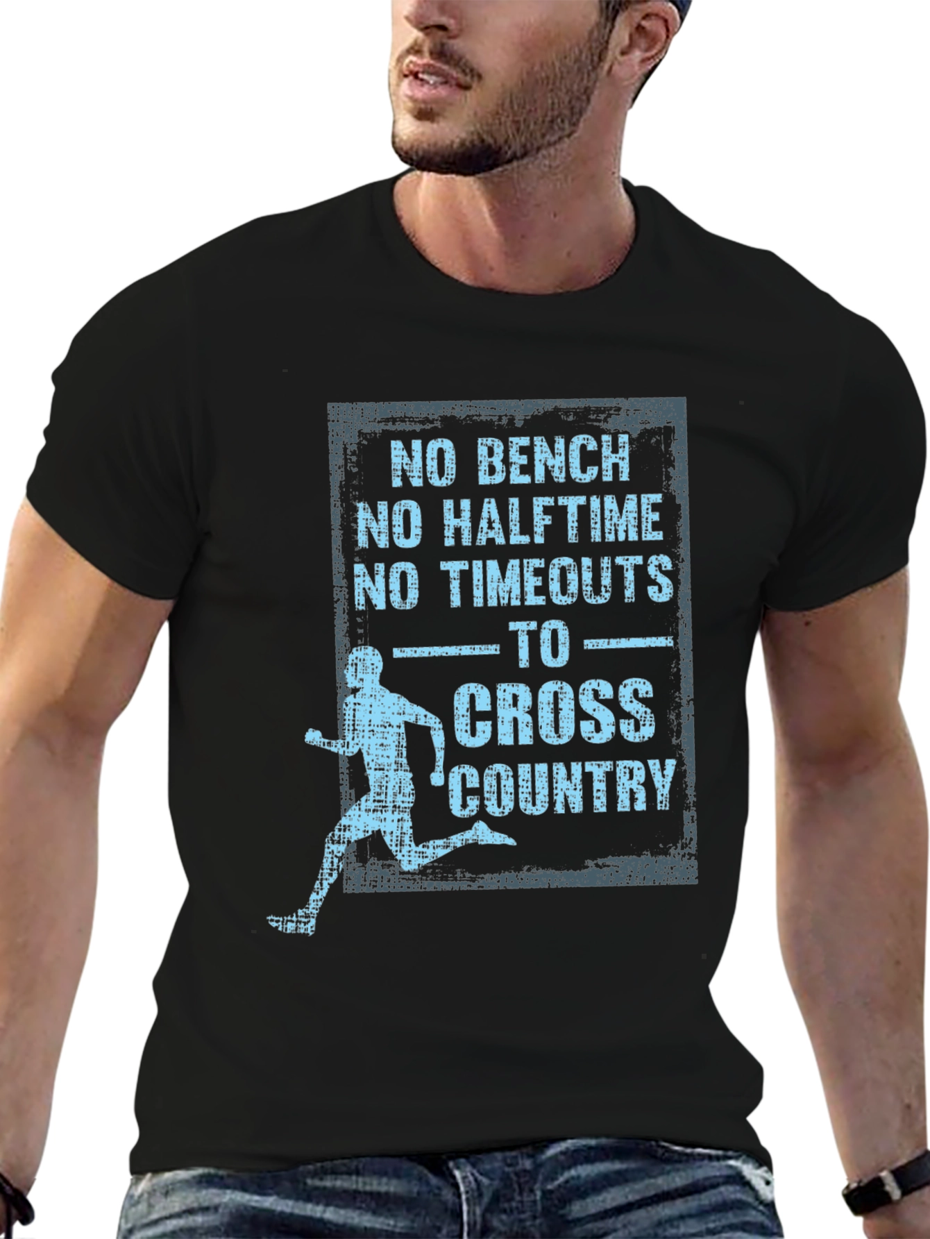 Cross Country T-Shirt - No Bench No Halftime