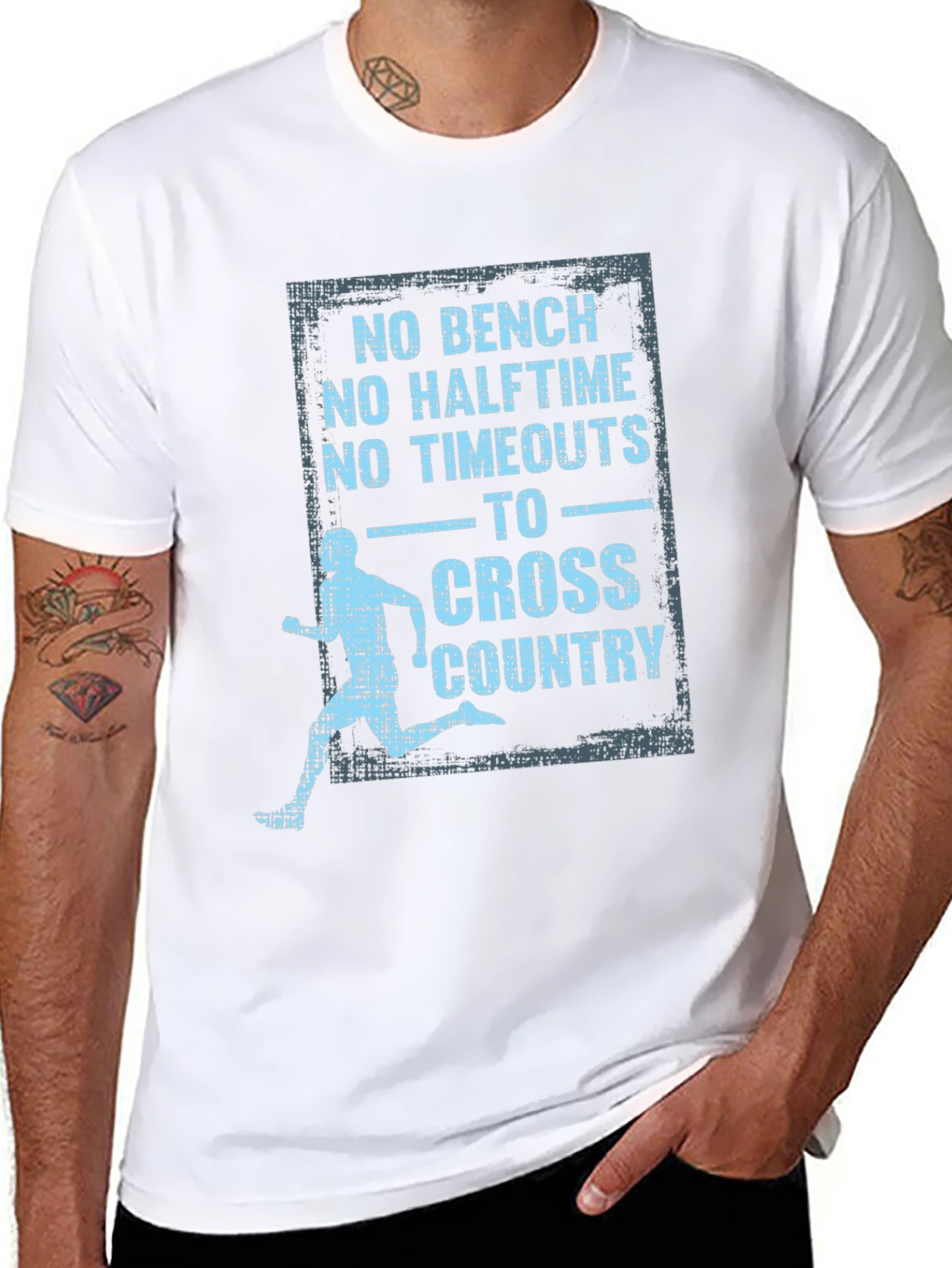 Cross Country T-Shirt - No Bench No Halftime