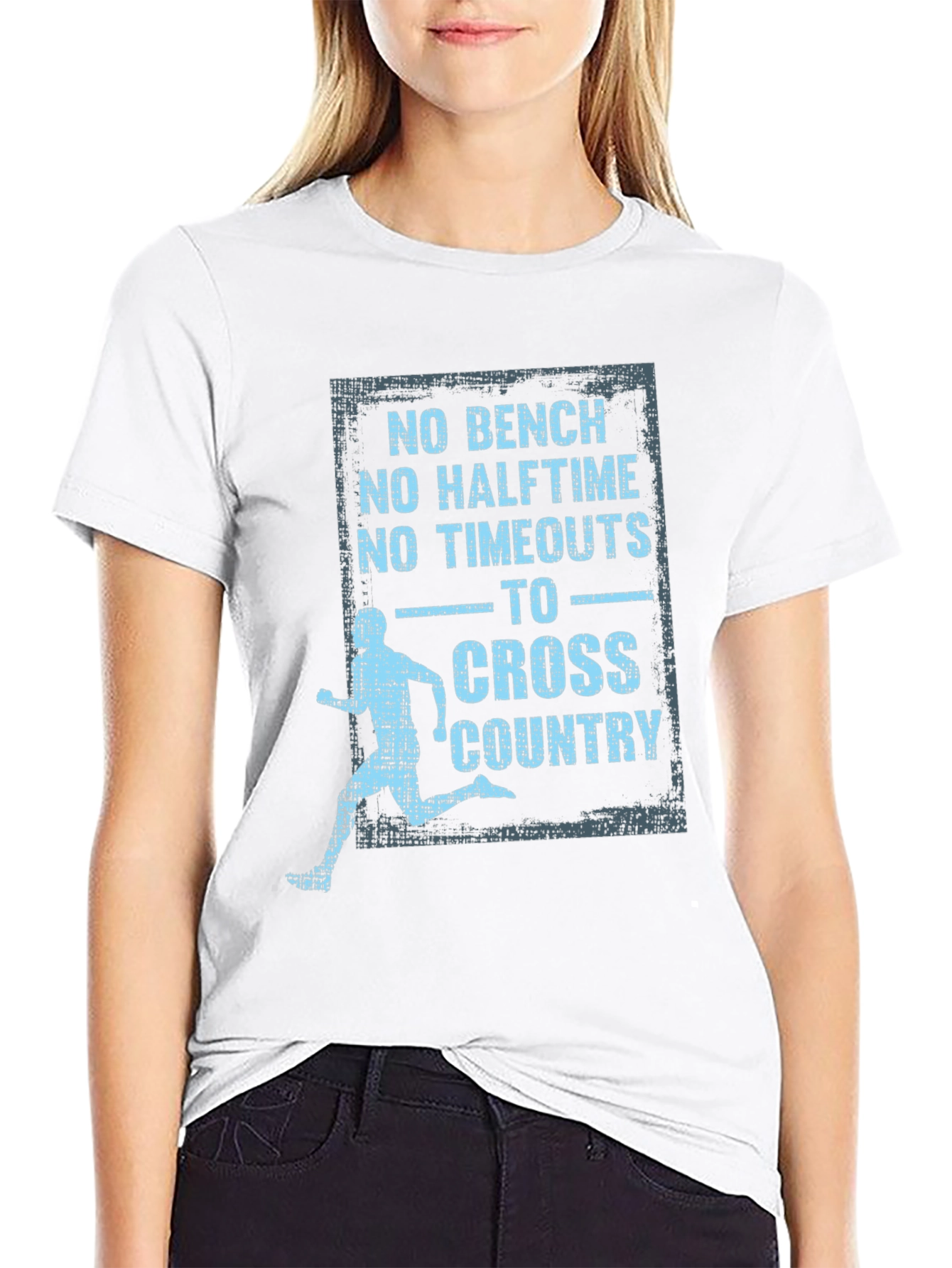 Cross Country T-Shirt - No Bench No Halftime