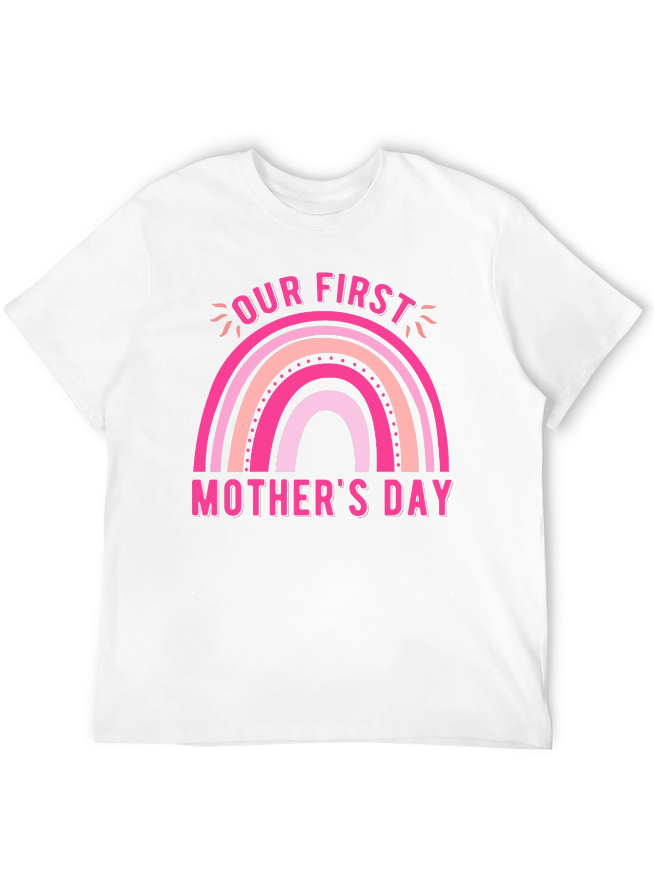 First Mothers Day Rainbow Tee