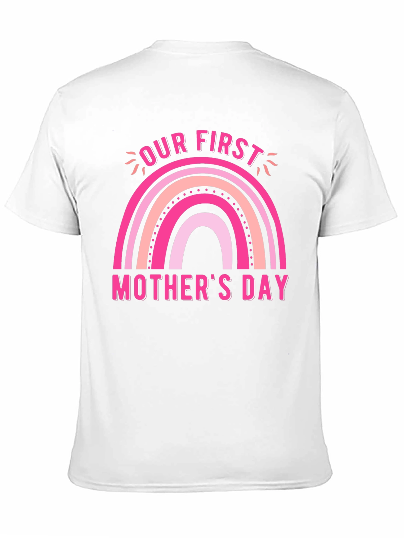 First Mothers Day Rainbow Tee