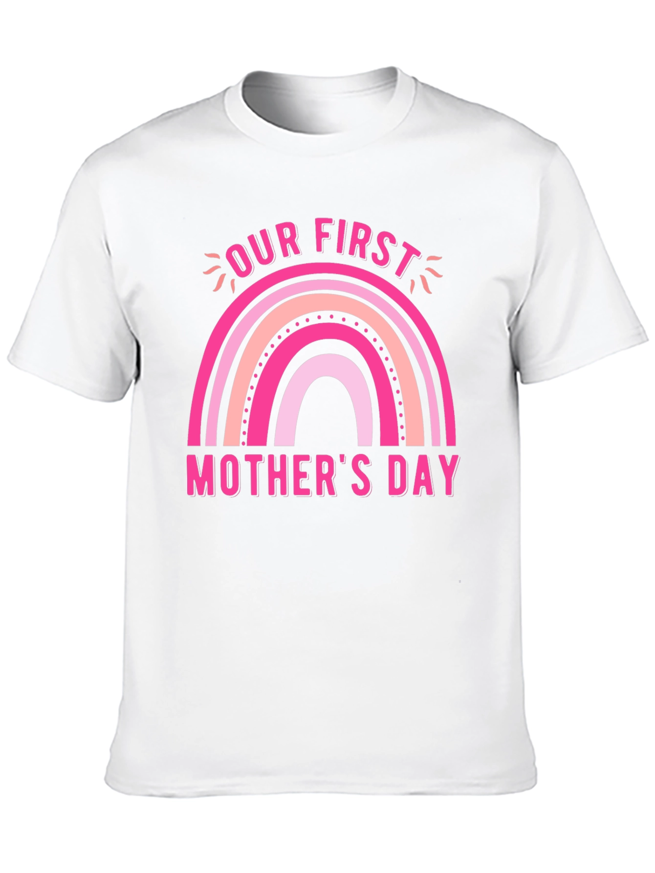 First Mothers Day Rainbow Tee