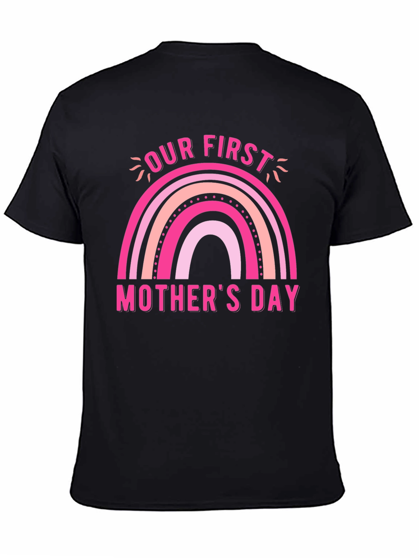 First Mothers Day Rainbow Tee
